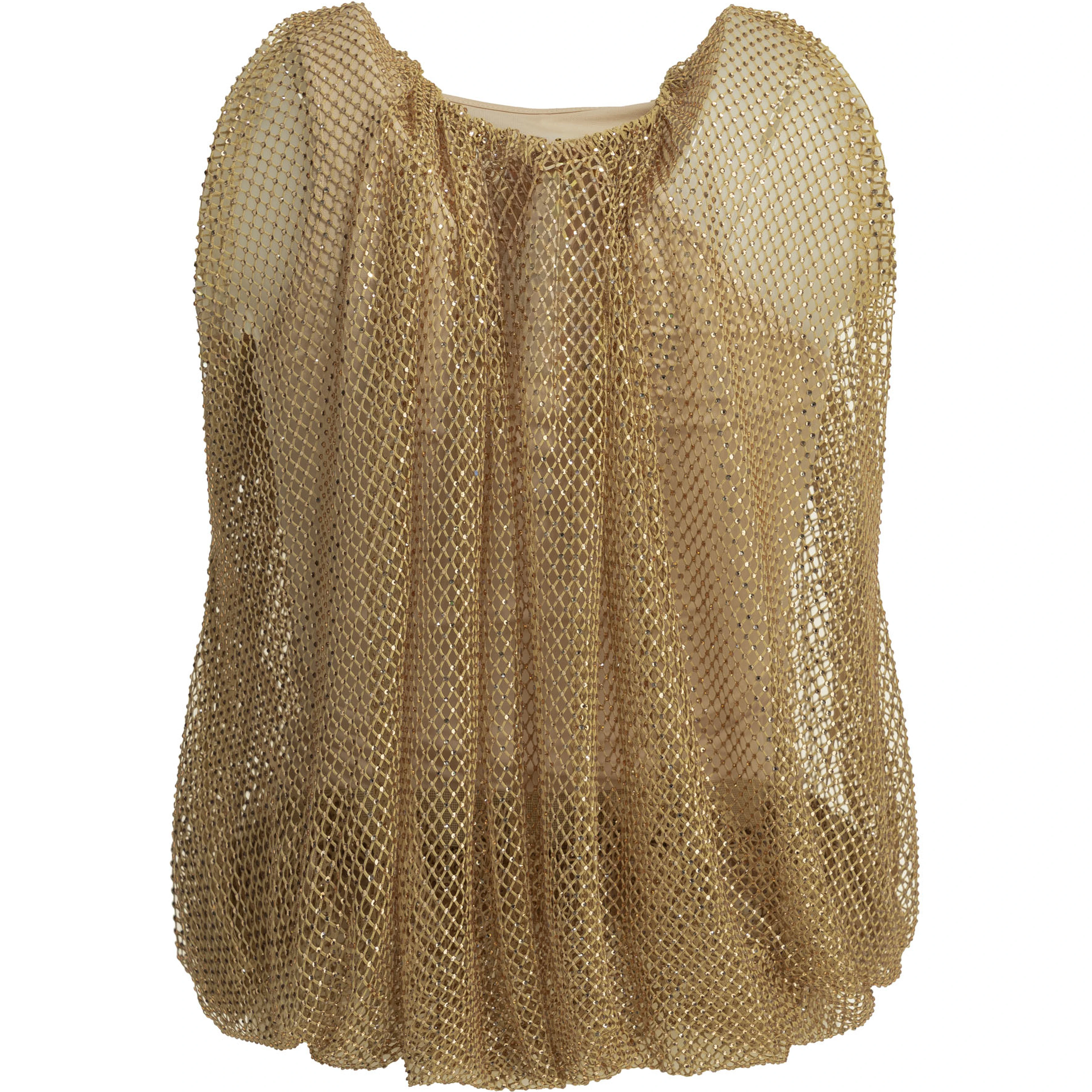 Sleeveless top with sequins