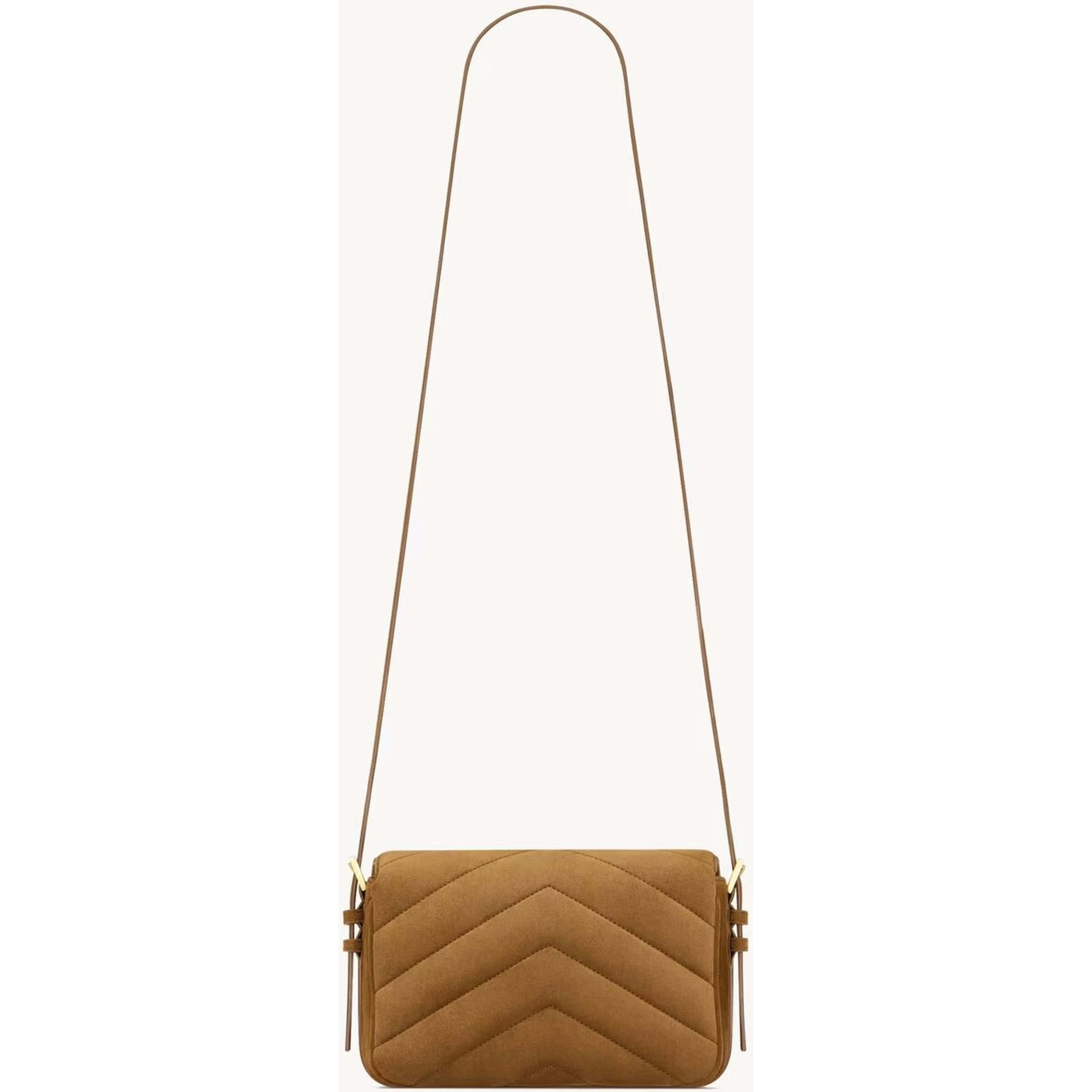 "Loulou" small suede crossbody bag
