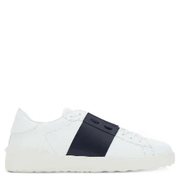 "Open" calfskin sneakers