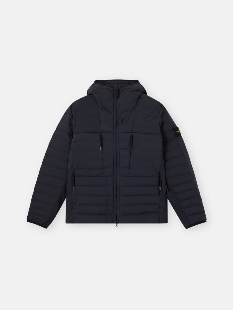 Hoodie short down jacket