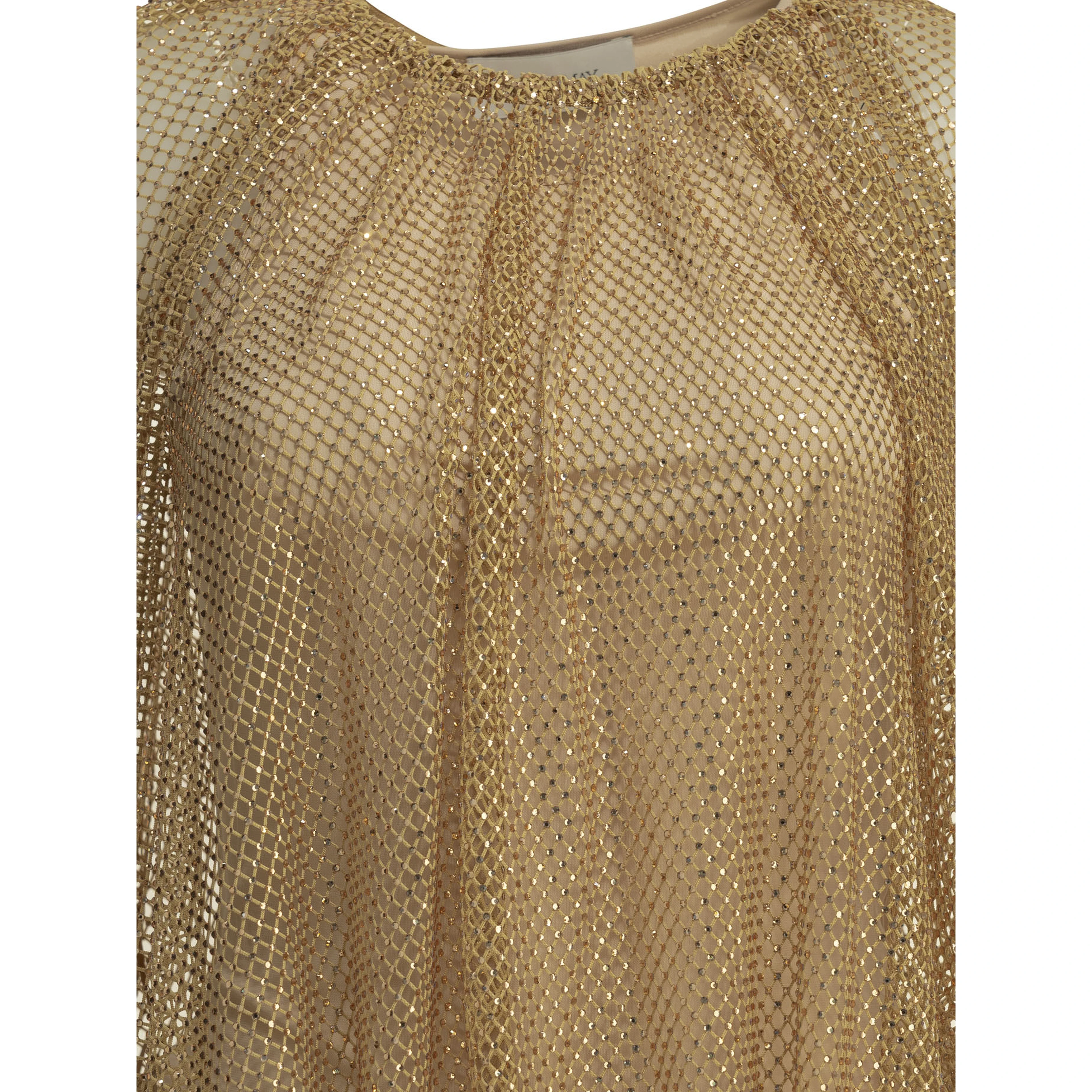 Sleeveless top with sequins