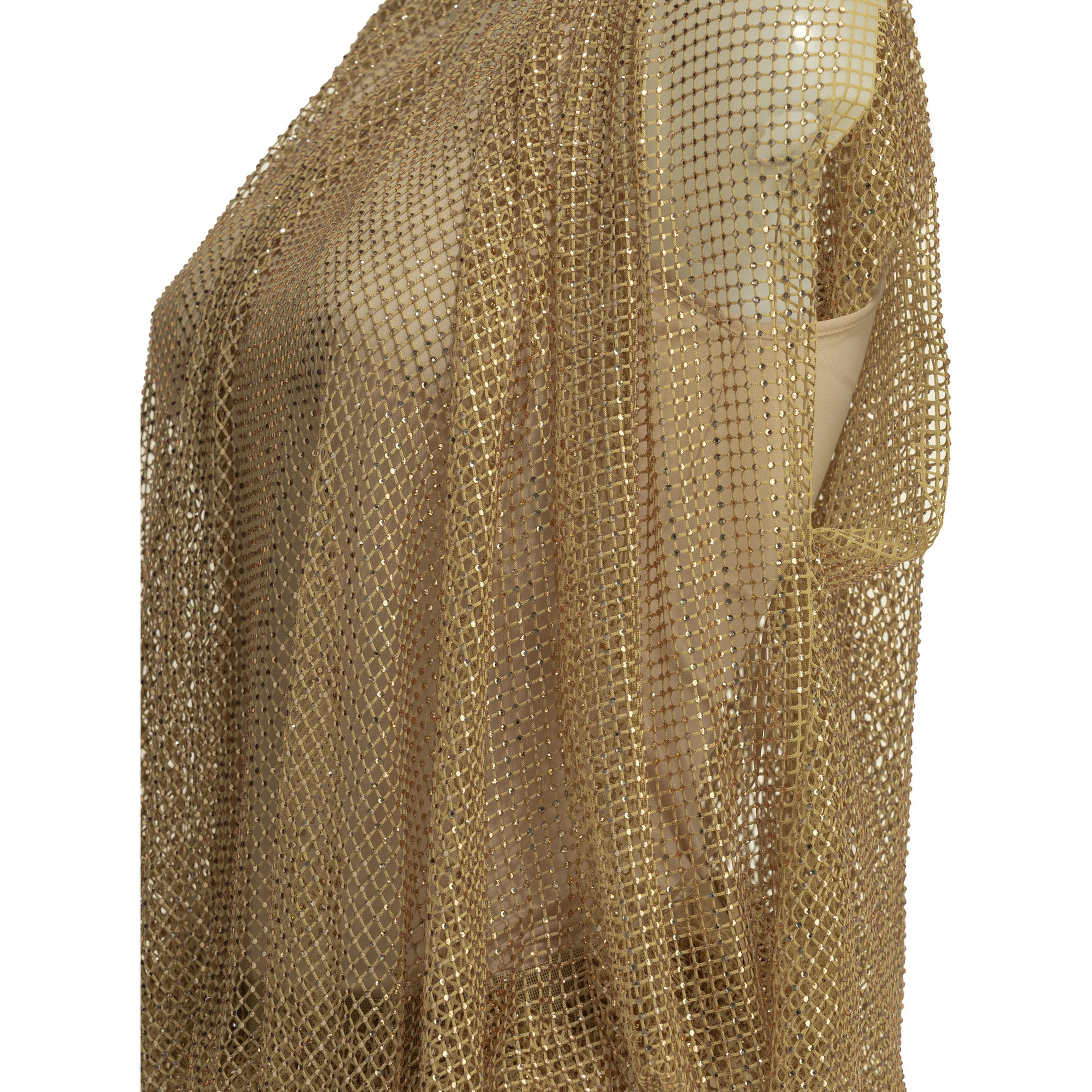 Sleeveless top with sequins