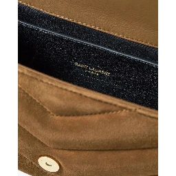 "Loulou" small suede crossbody bag