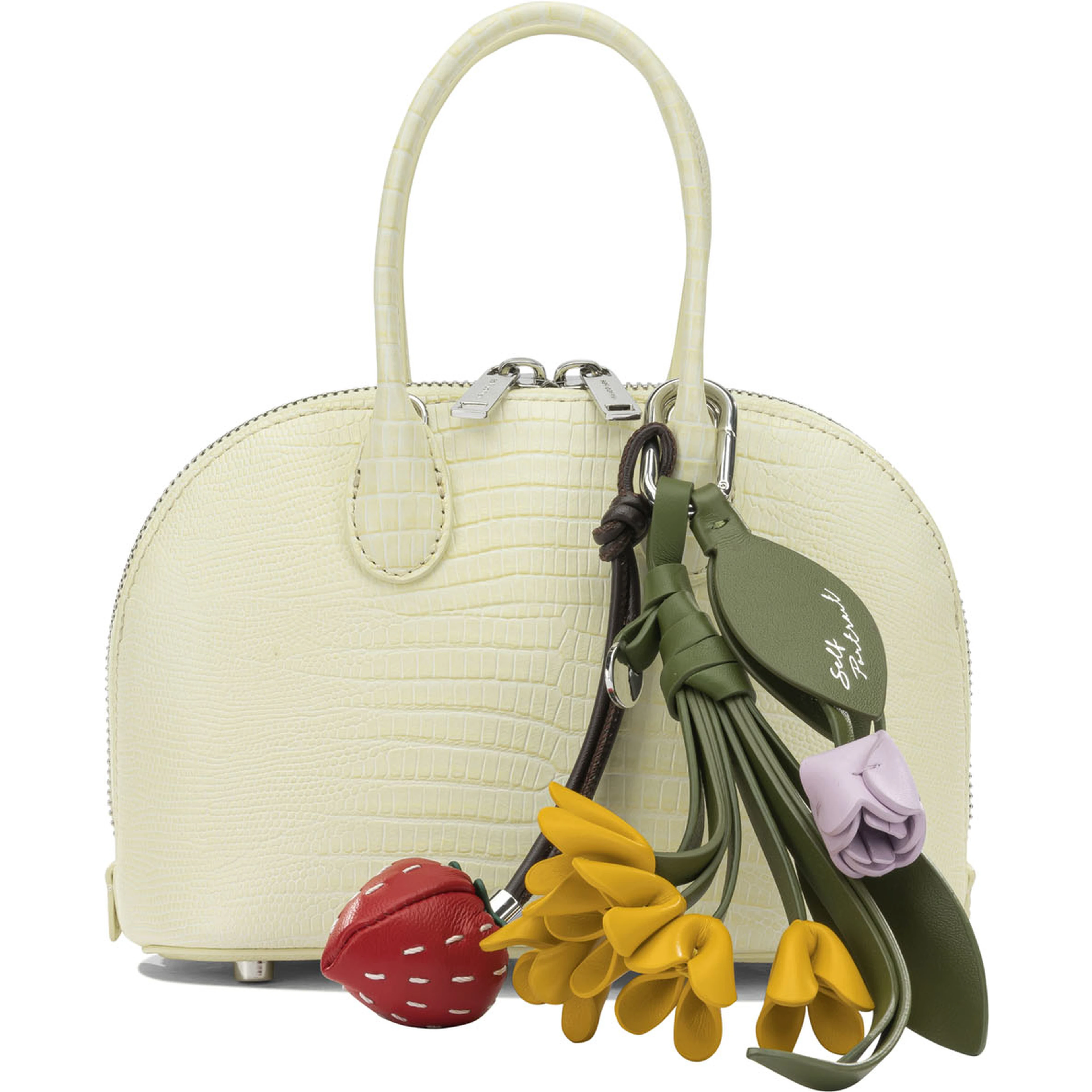 Small leather handbag