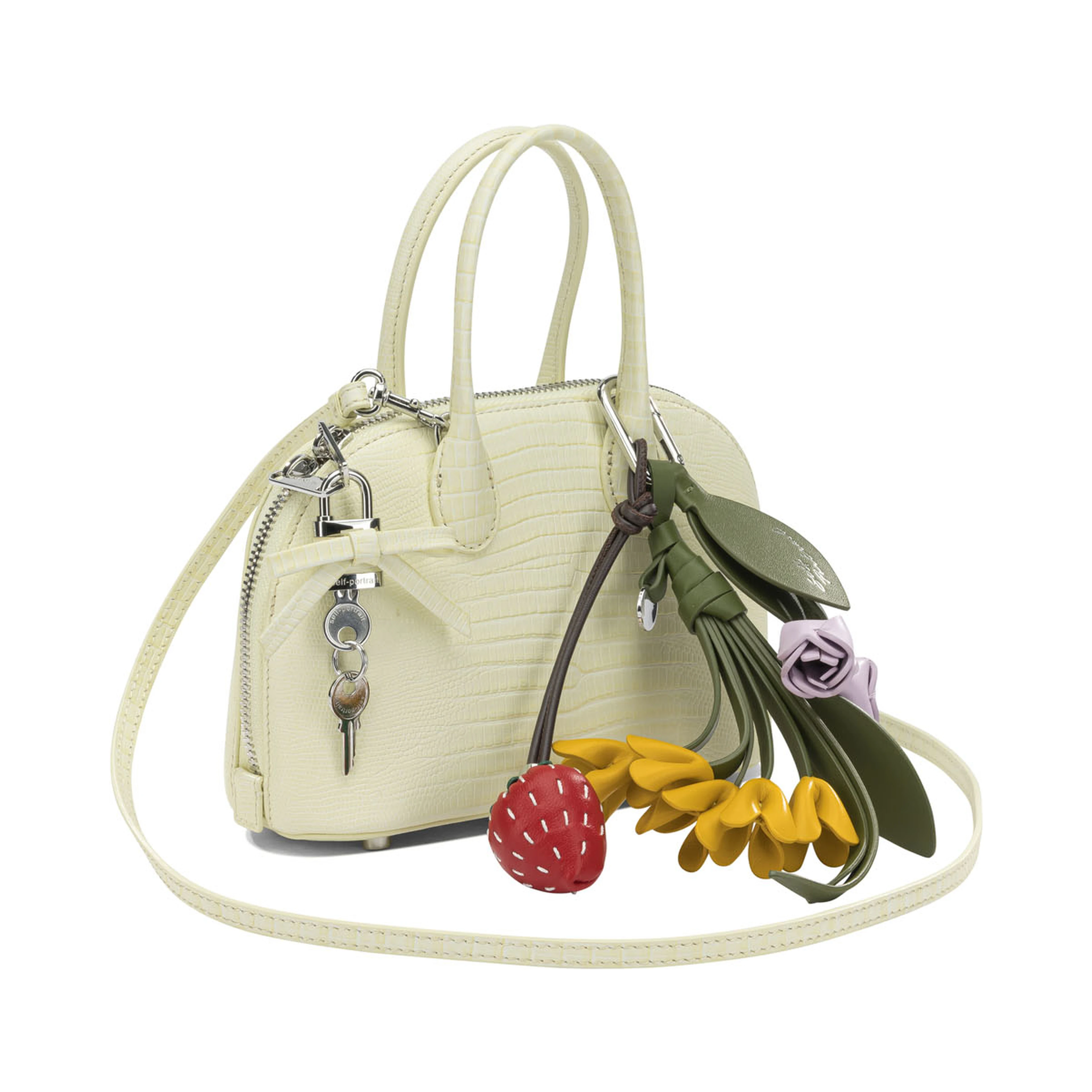 Small leather handbag