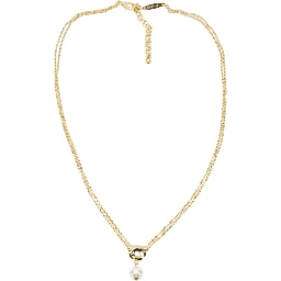 "Gancini" necklace with pearl