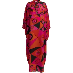"Occhi" caftan dress