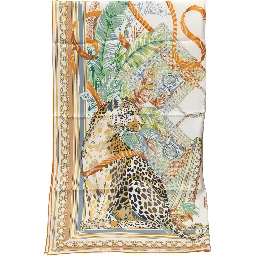 "Feline" Silk Scarf