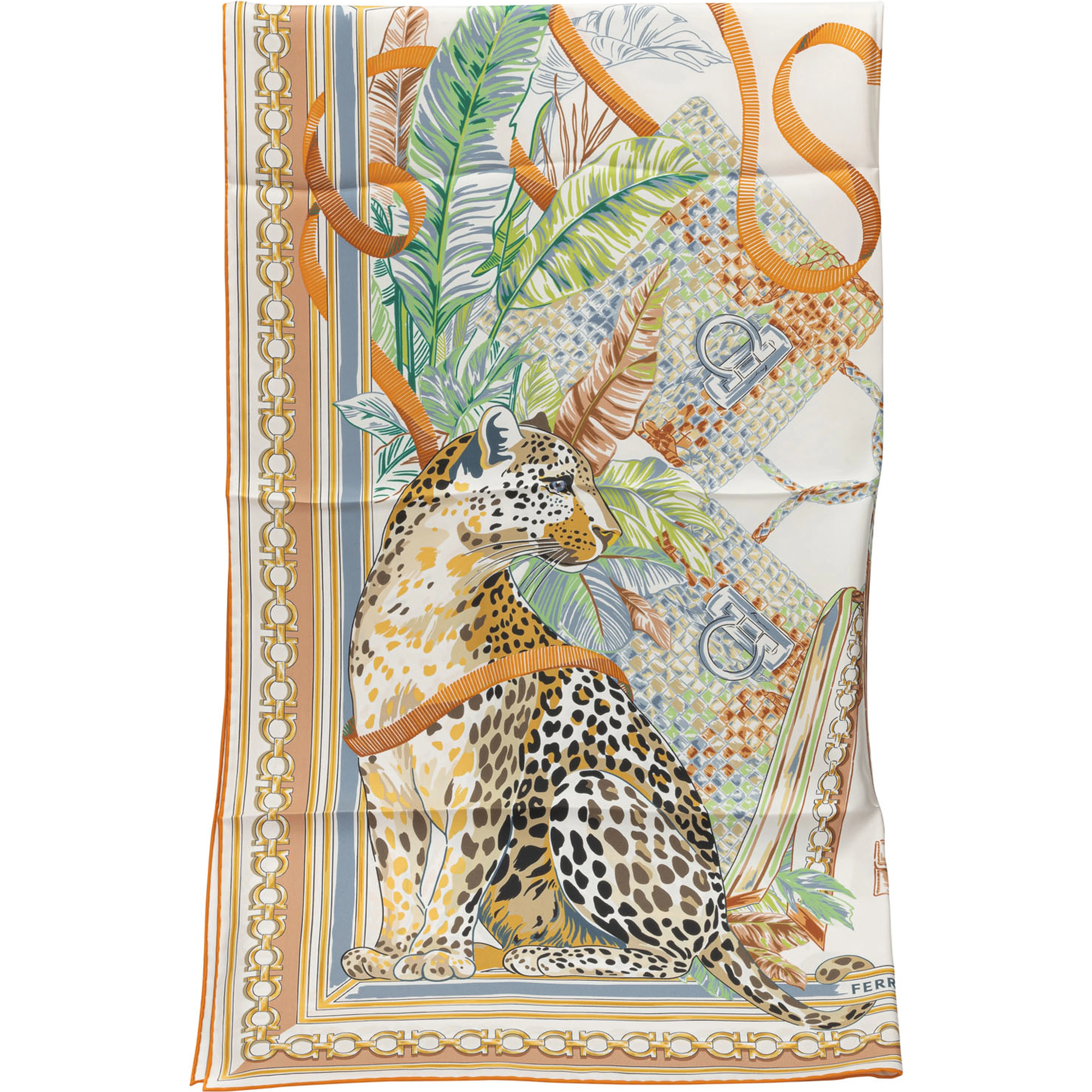 "Feline" Silk Scarf
