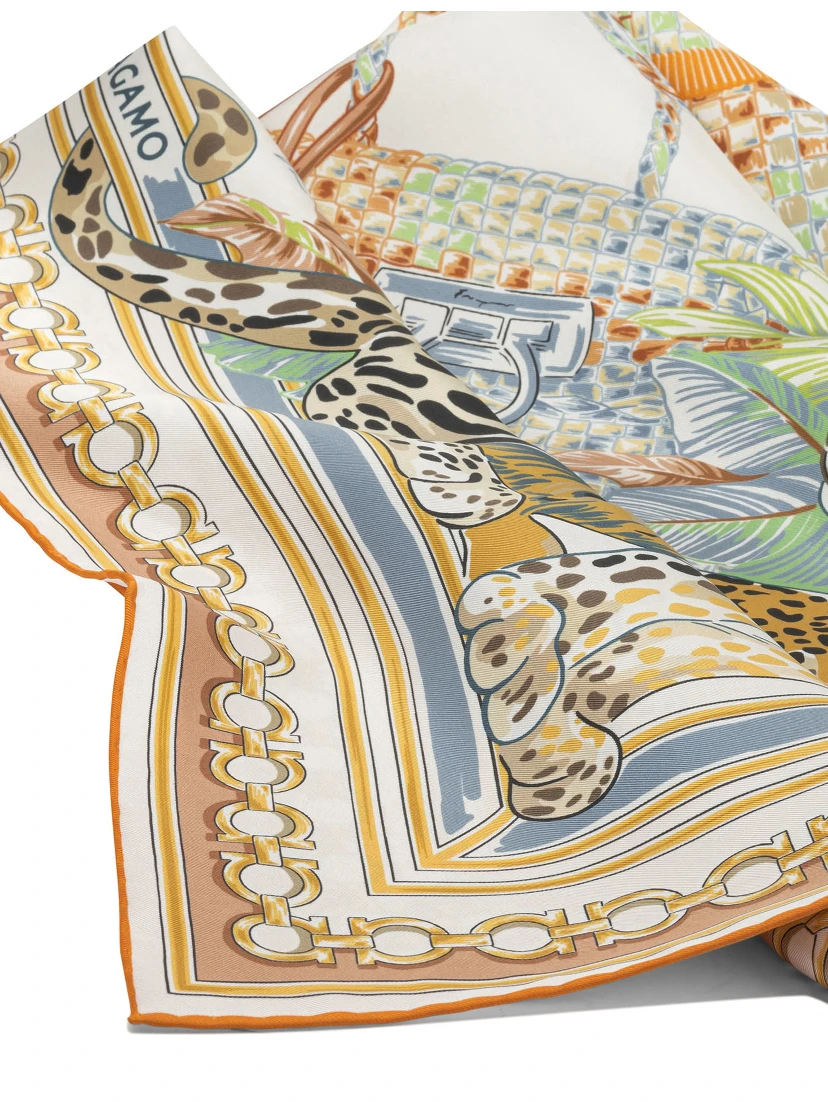 "Feline" Silk Scarf