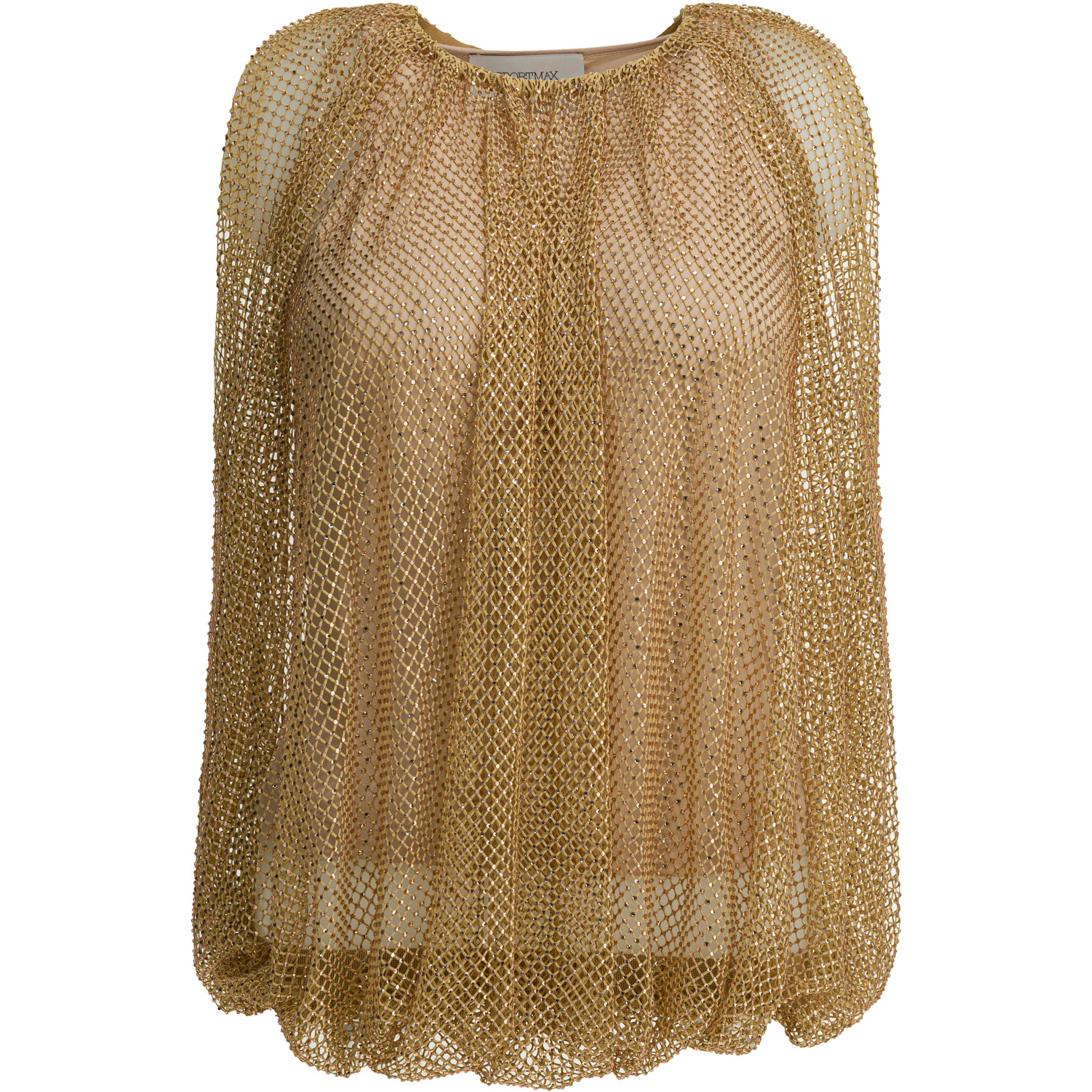 Sleeveless mesh top