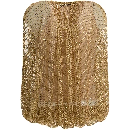 Sleeveless mesh top