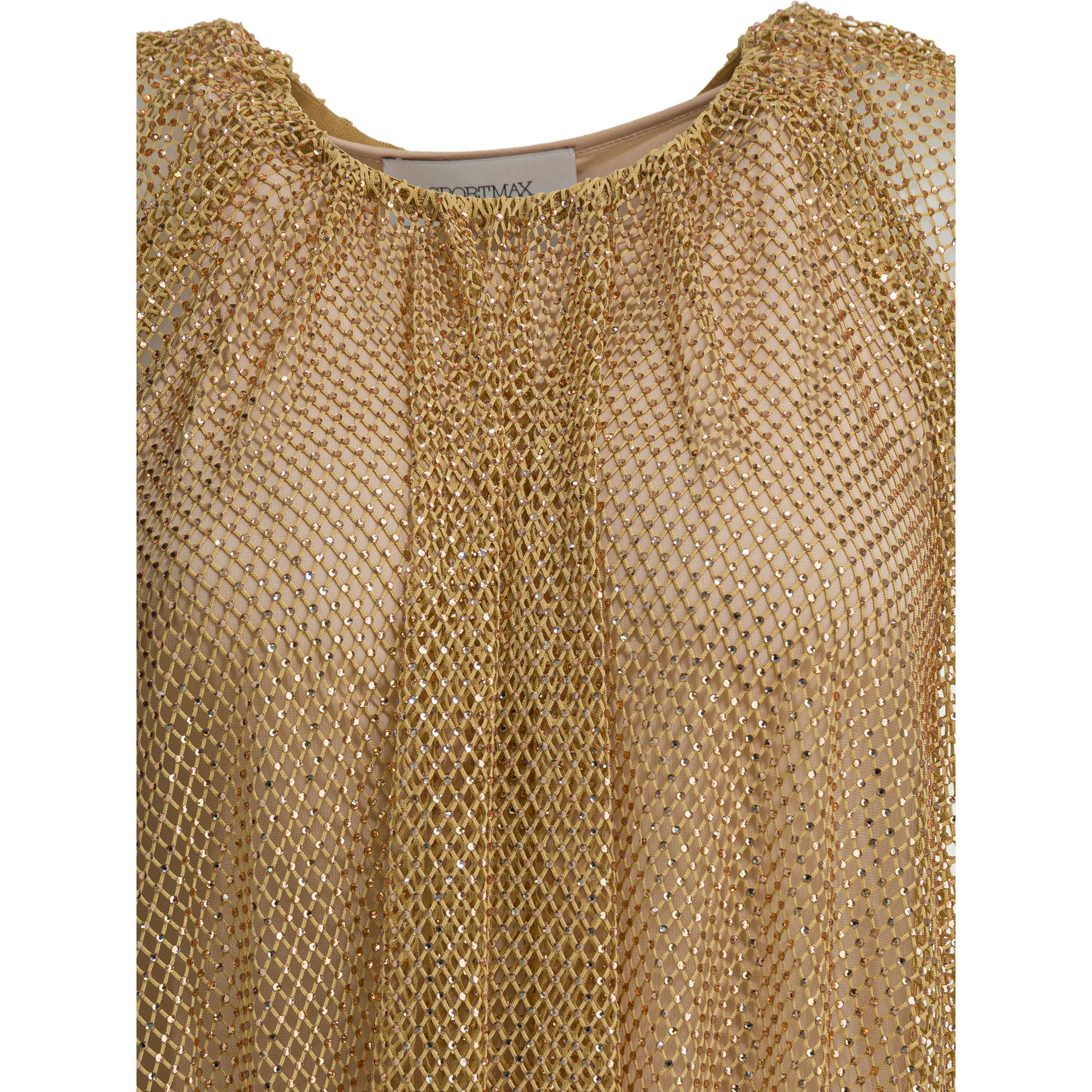 Sleeveless mesh top