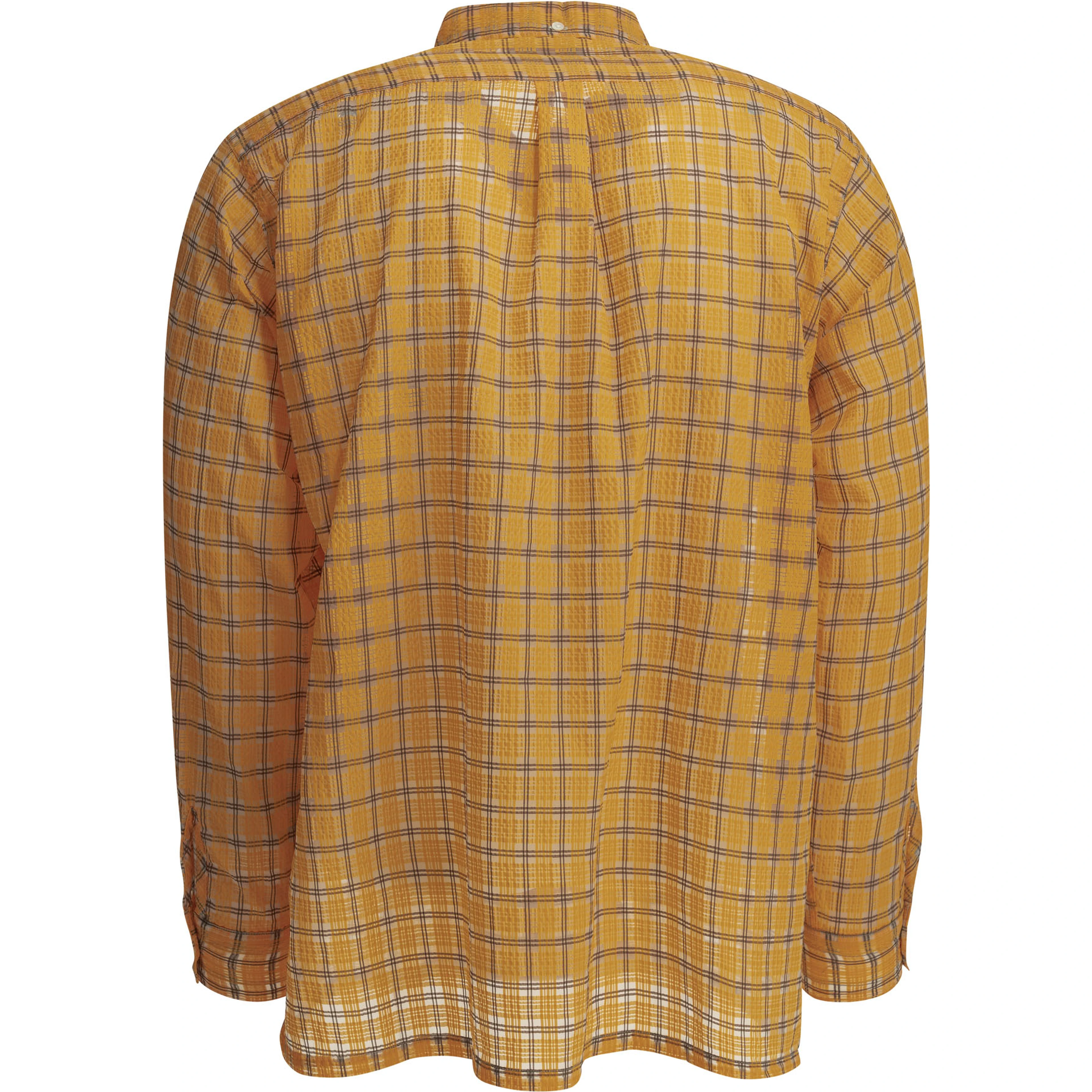 "Open BD Nylon Airy Plaid" Casual Shirt