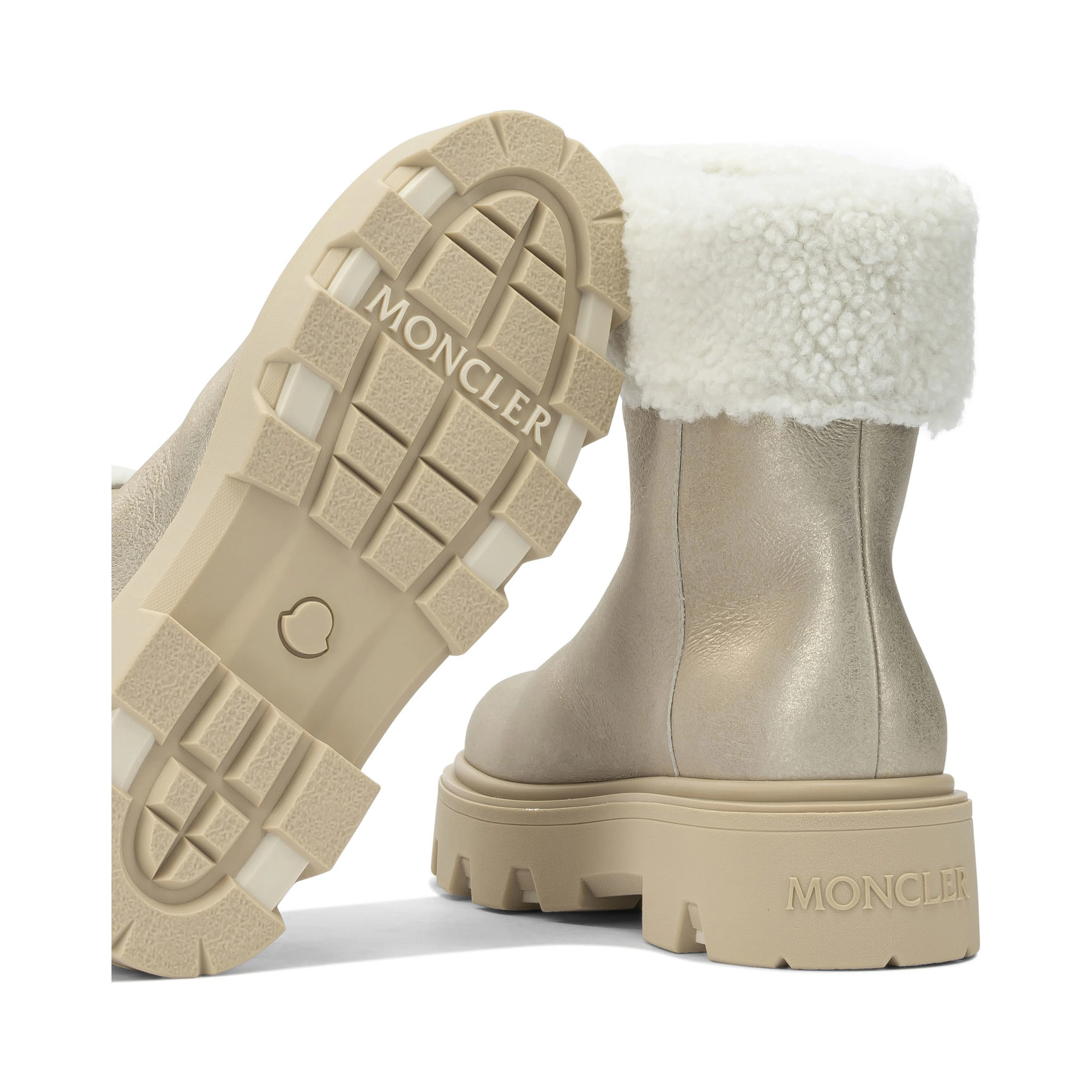 "Aurea" shearling ankle boots