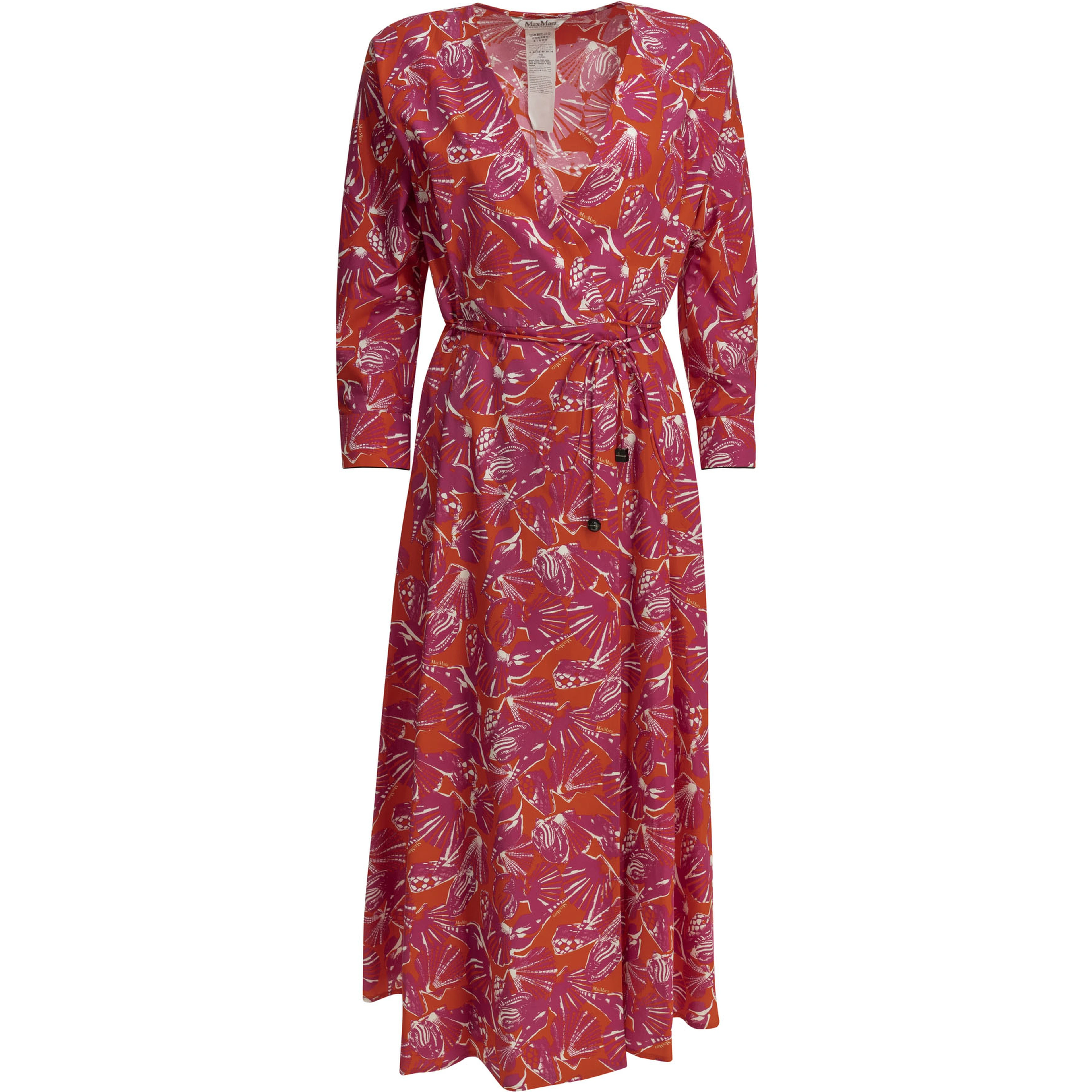 Floral A-line midi dress