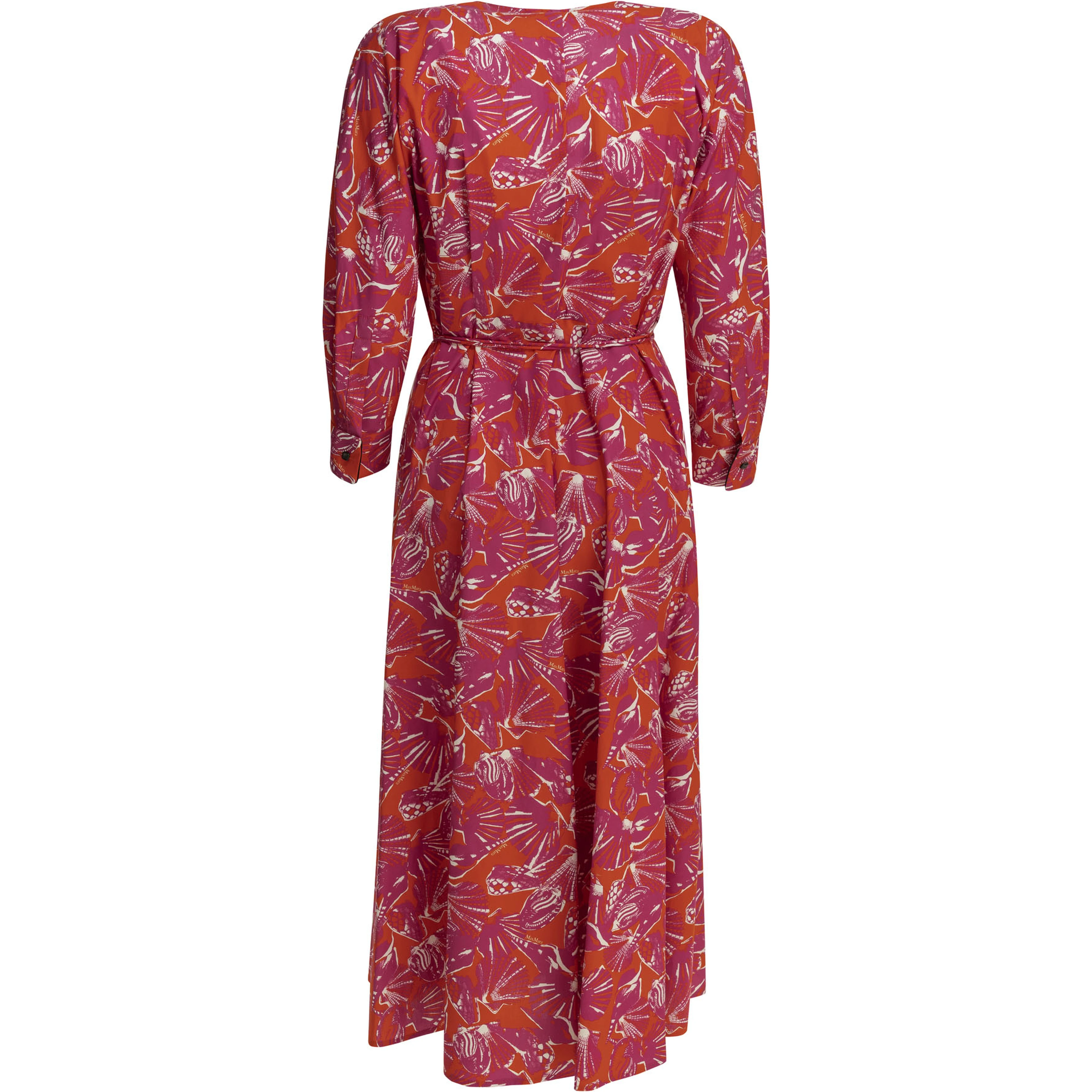 Floral A-line midi dress