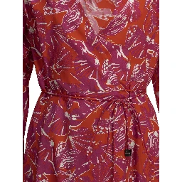 Floral A-line midi dress
