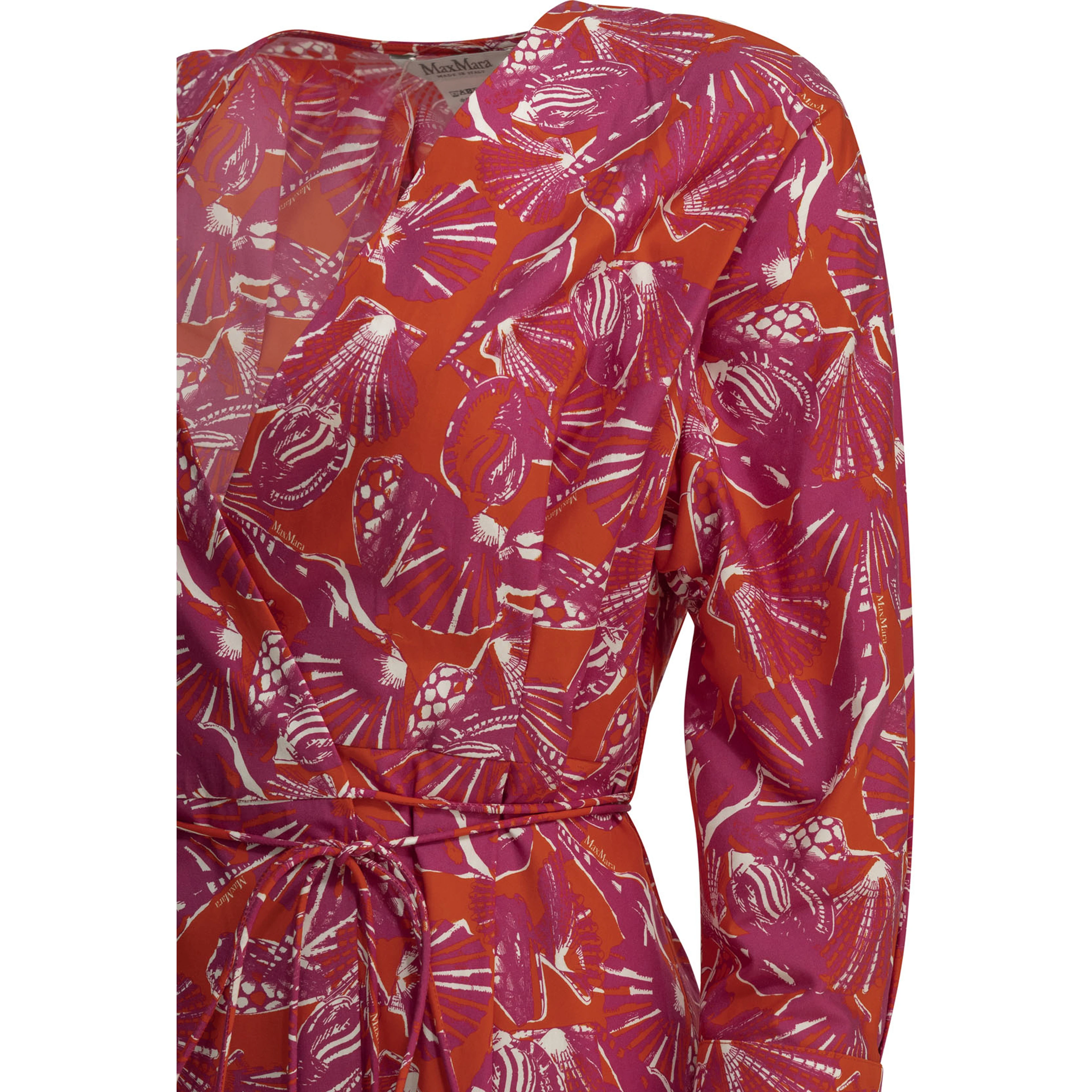 Floral A-line midi dress