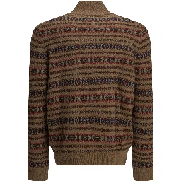 "Fair Isle" Half-Zip Sweater