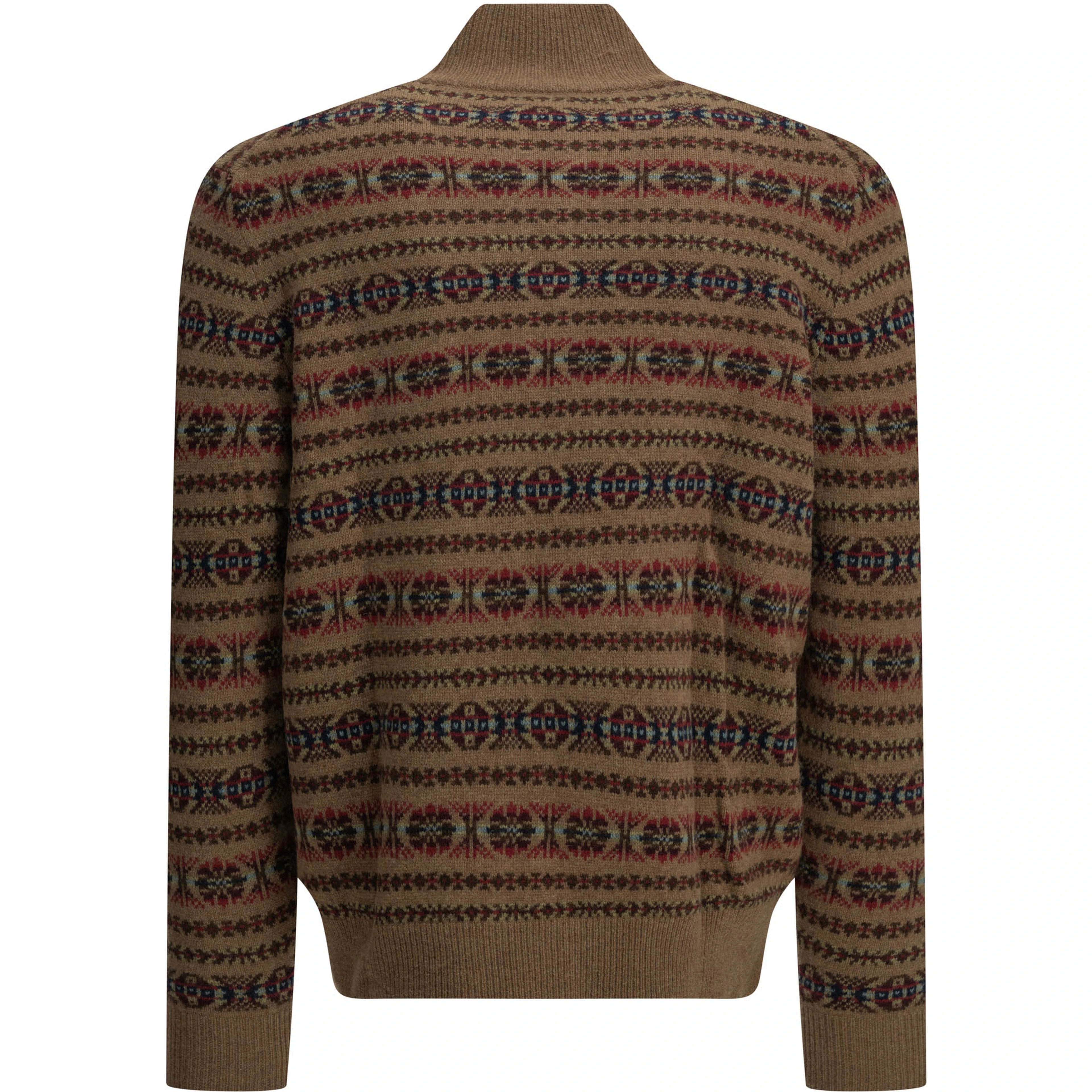 "Fair Isle" Half-Zip Sweater