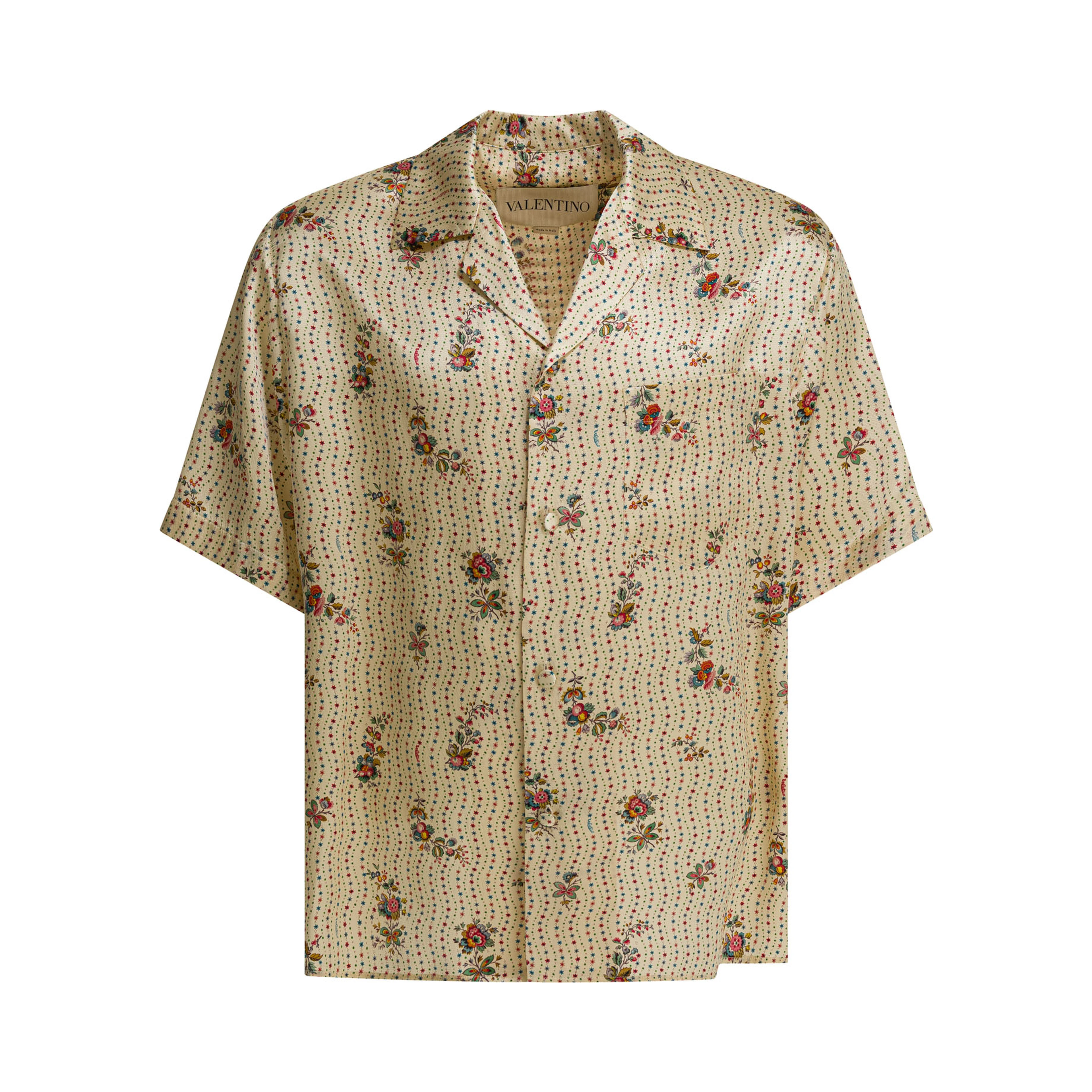 Silk bowling shirt