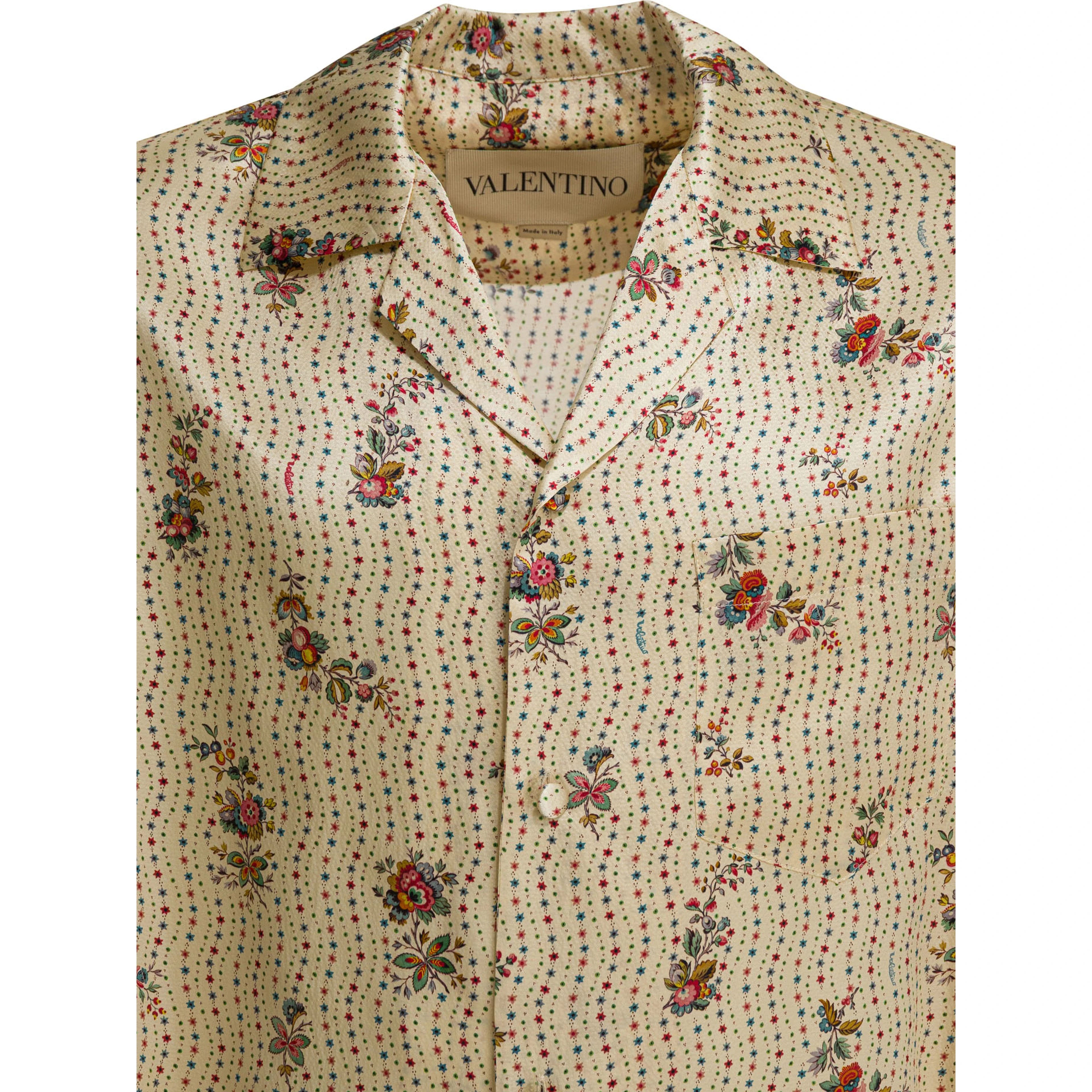 Silk bowling shirt