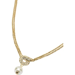 "Gancini" necklace with pearl