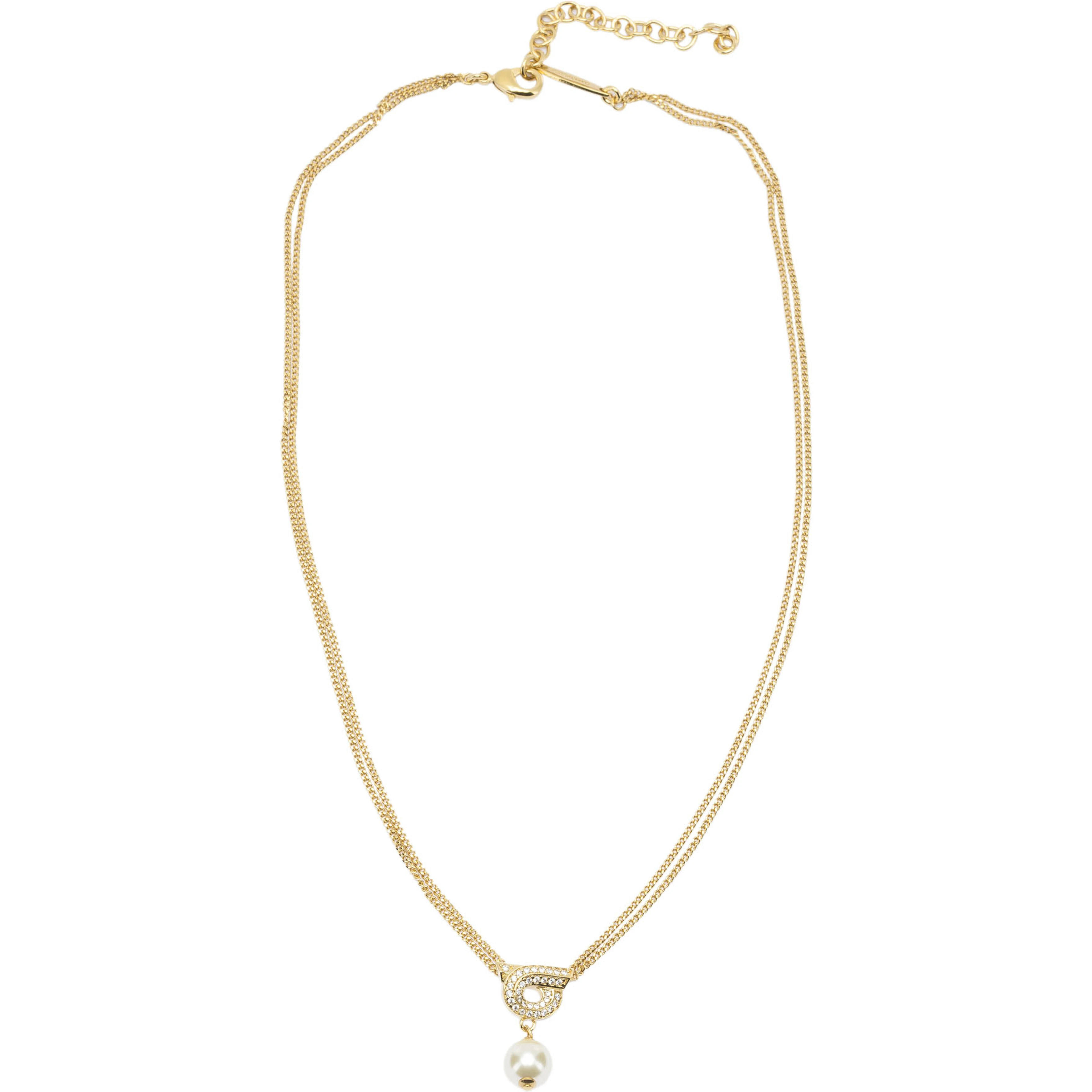 "Gancini" necklace with pearl