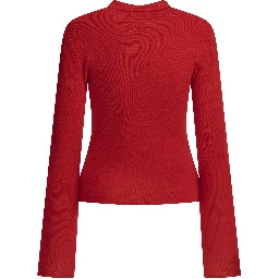 Merino wool polo sweater