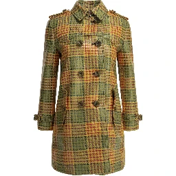 "Summerside Check" Trench coat