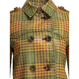 "Summerside Check" Trench coat