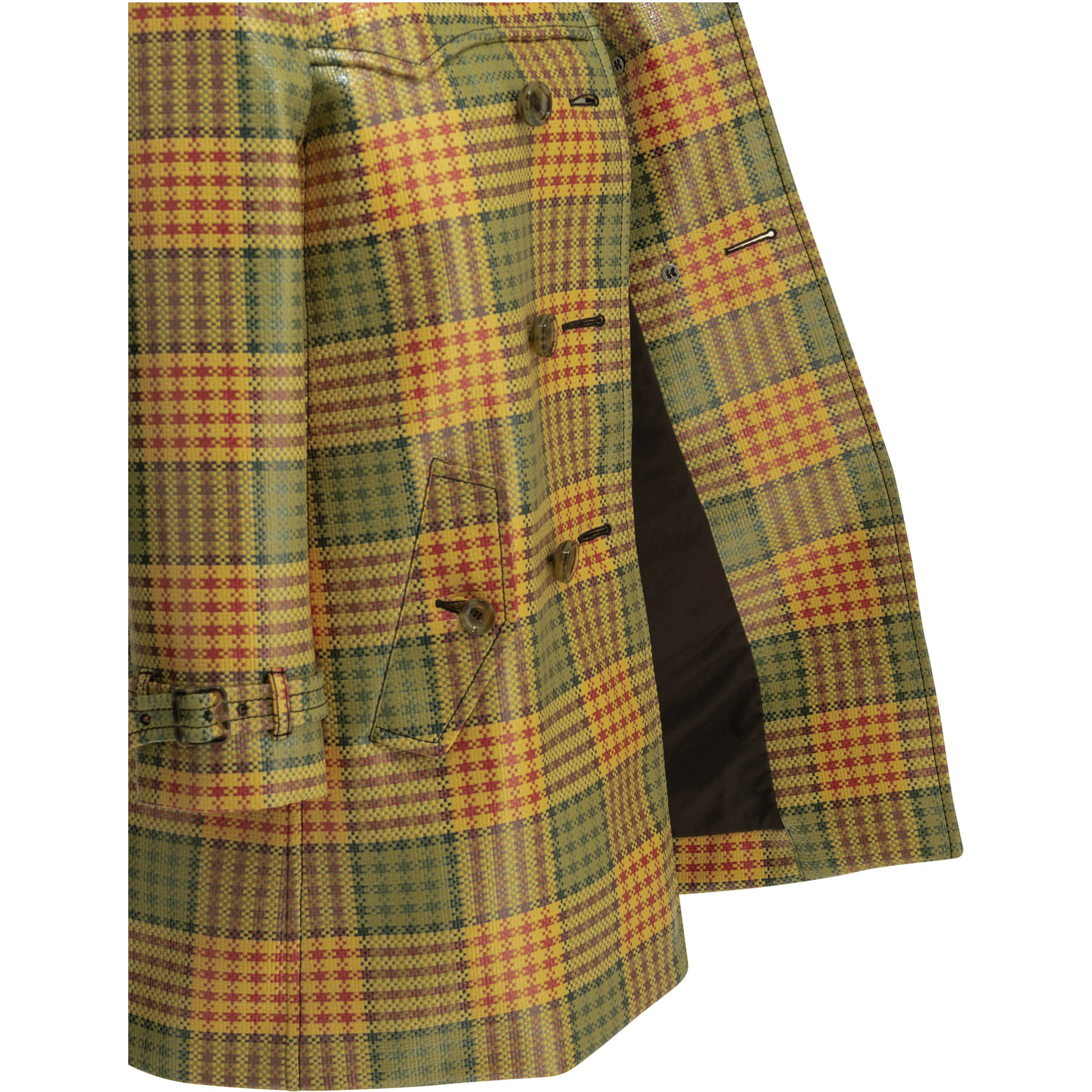 "Summerside Check" Trench coat