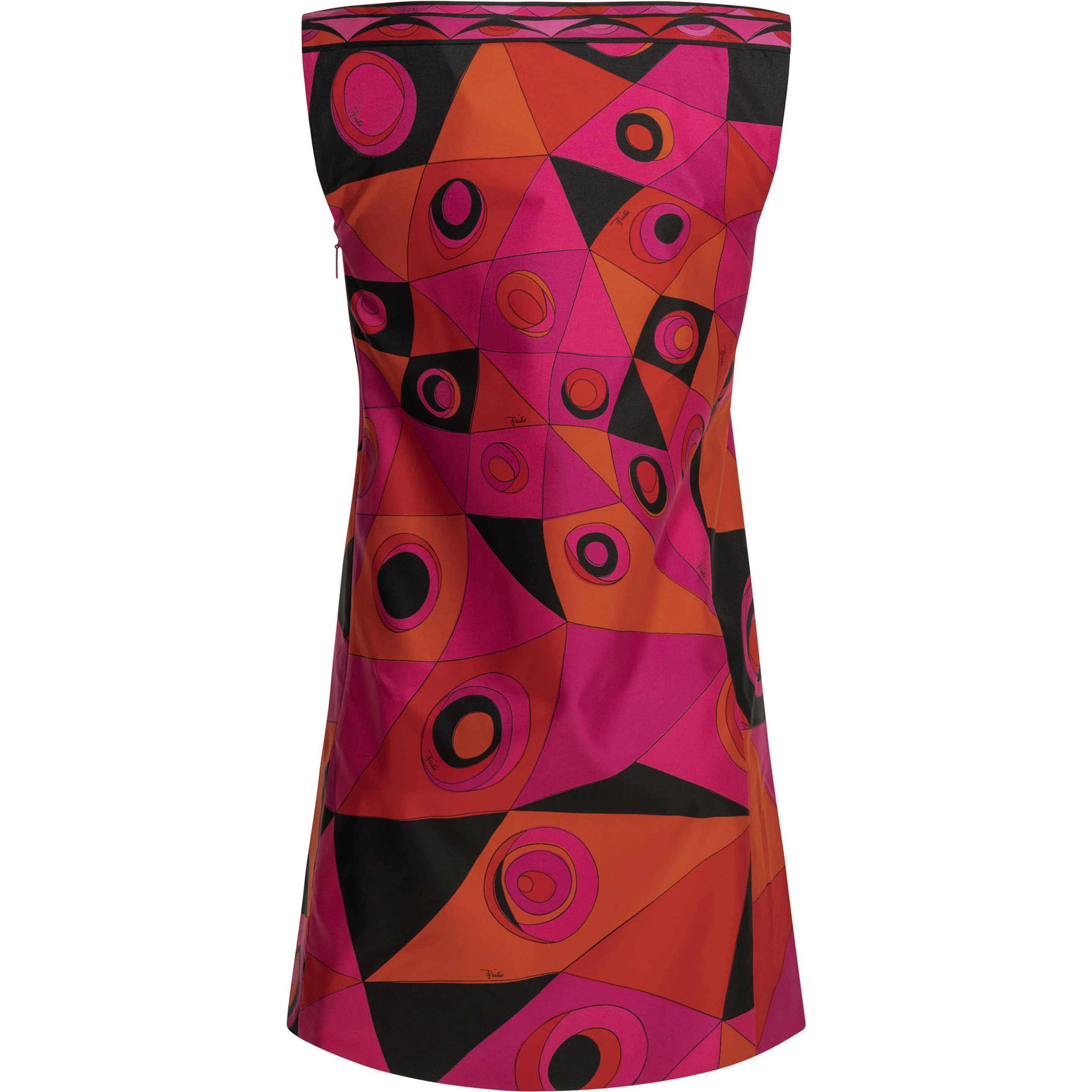 "Occhi" short dress