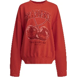 "Cherries" crewneck sweatshirt