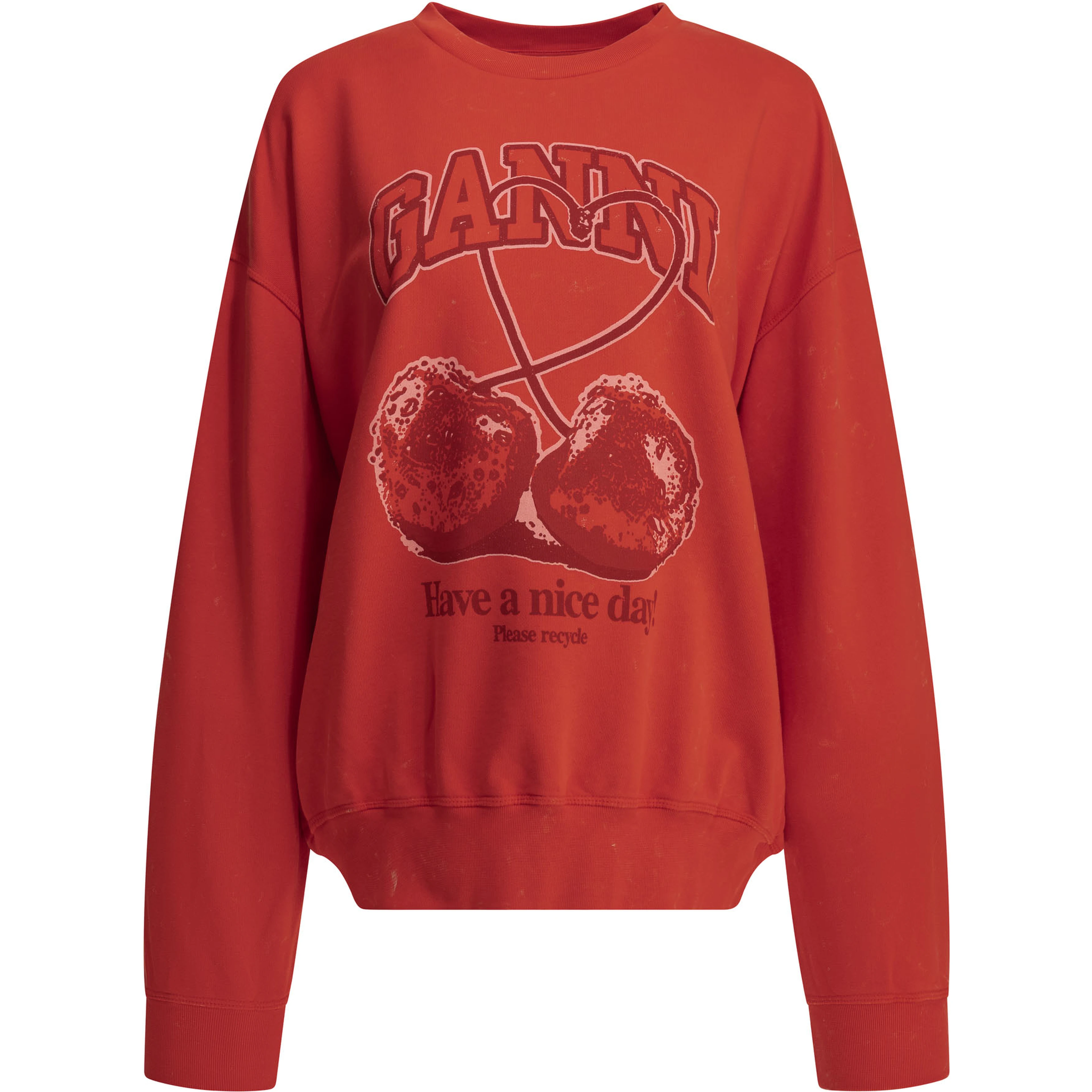 "Cherries" crewneck sweatshirt