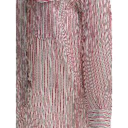 Striped chemisier dress