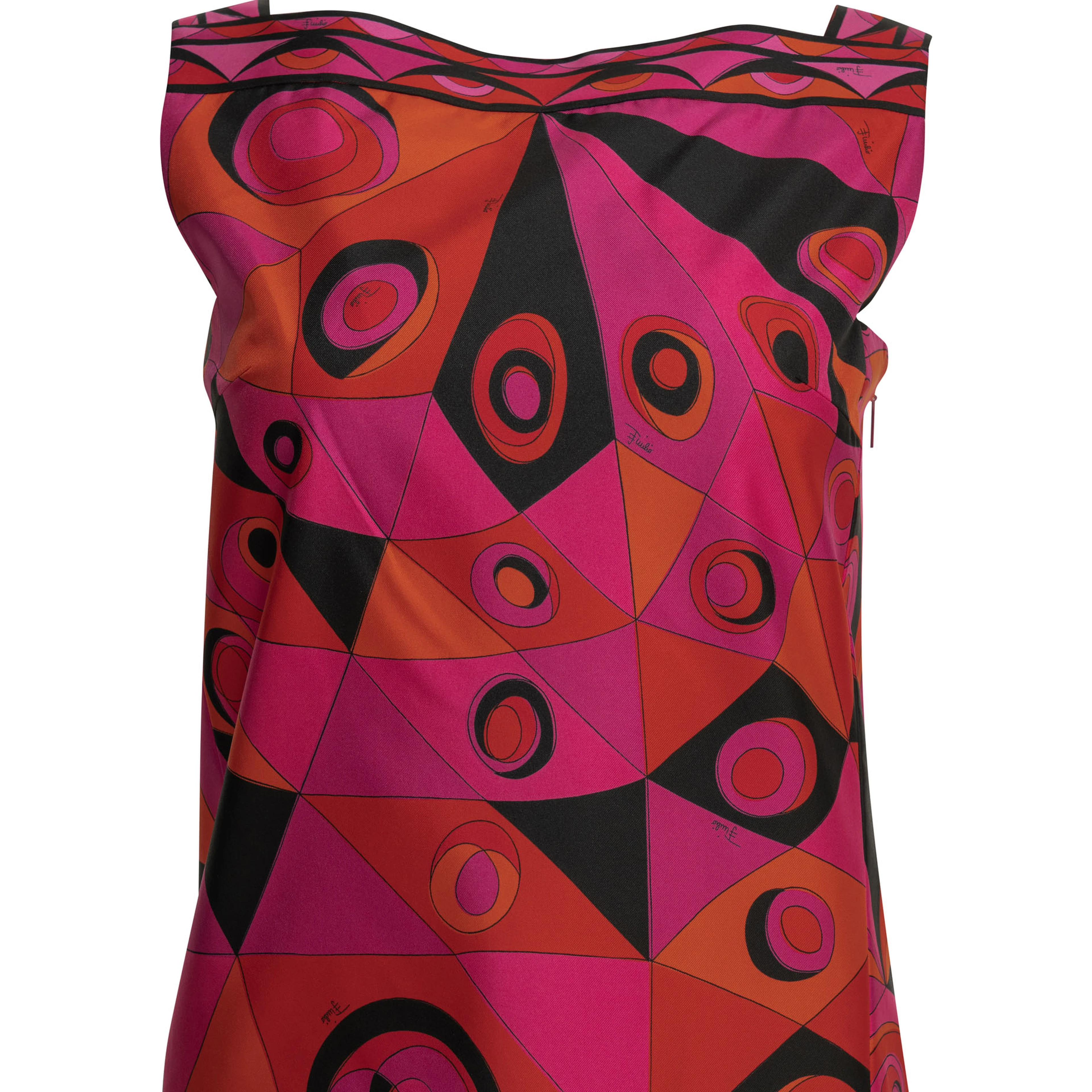 "Occhi" short dress