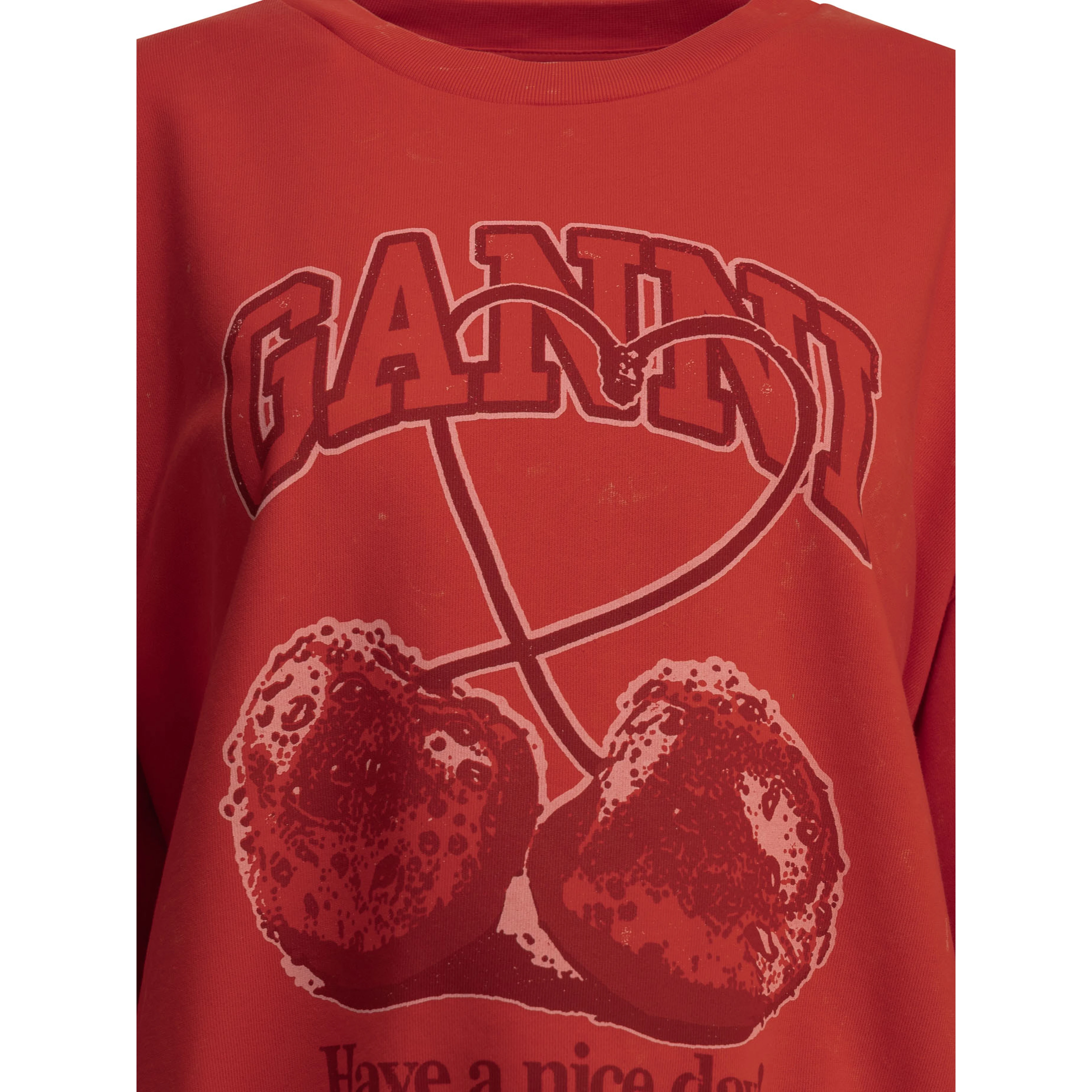 "Cherries" crewneck sweatshirt