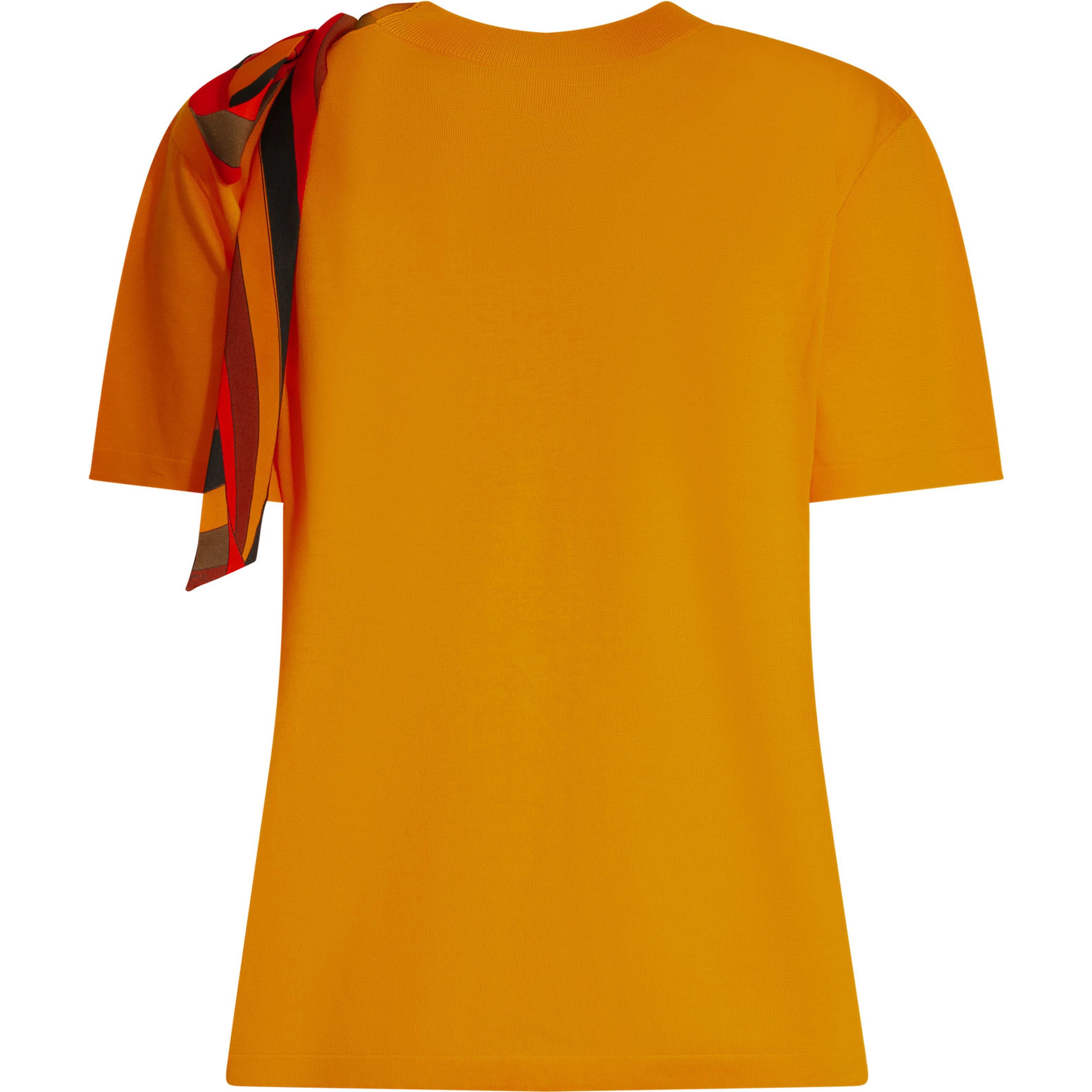 Knitted crew neck T-shirt
