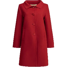 Long wool and cashmere coat
