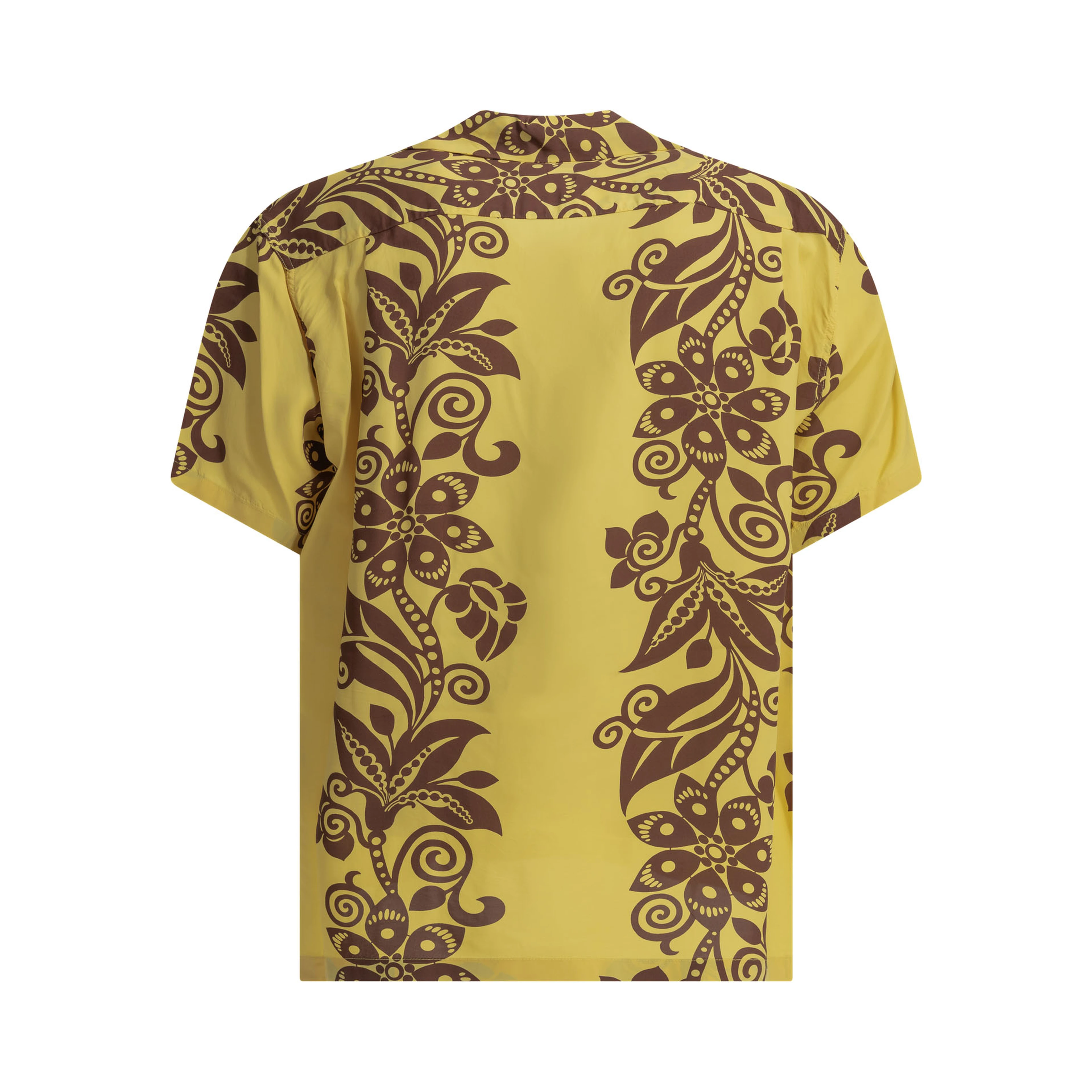 "Pictograph Flower" Casual Shirt