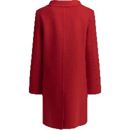 Long wool and cashmere coat