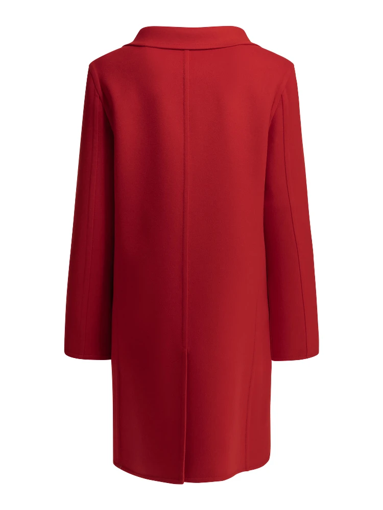 Long wool and cashmere coat alternative
