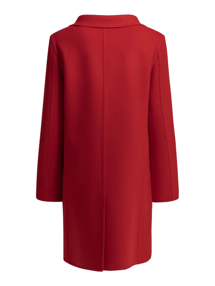 Long wool and cashmere coat