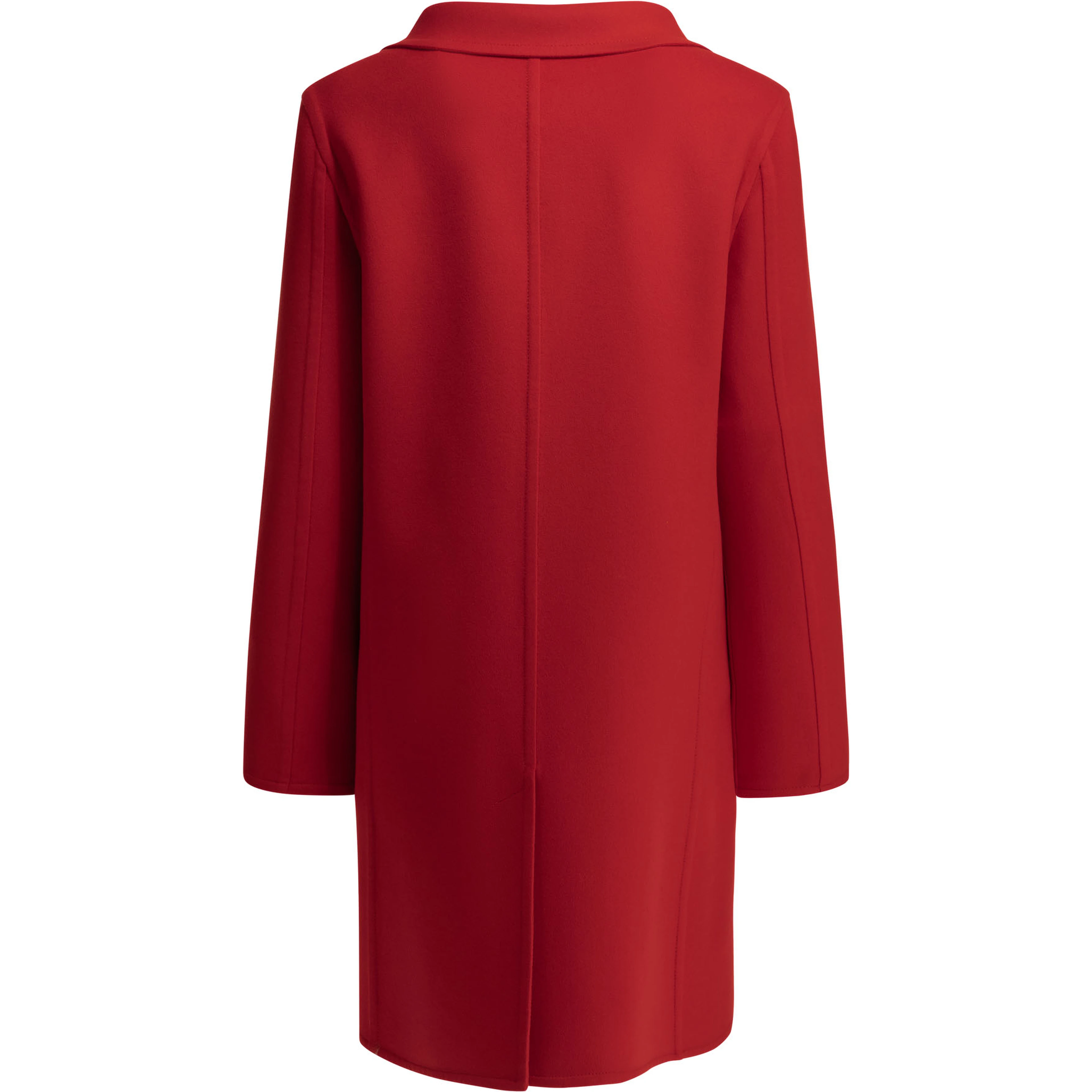 Long wool and cashmere coat