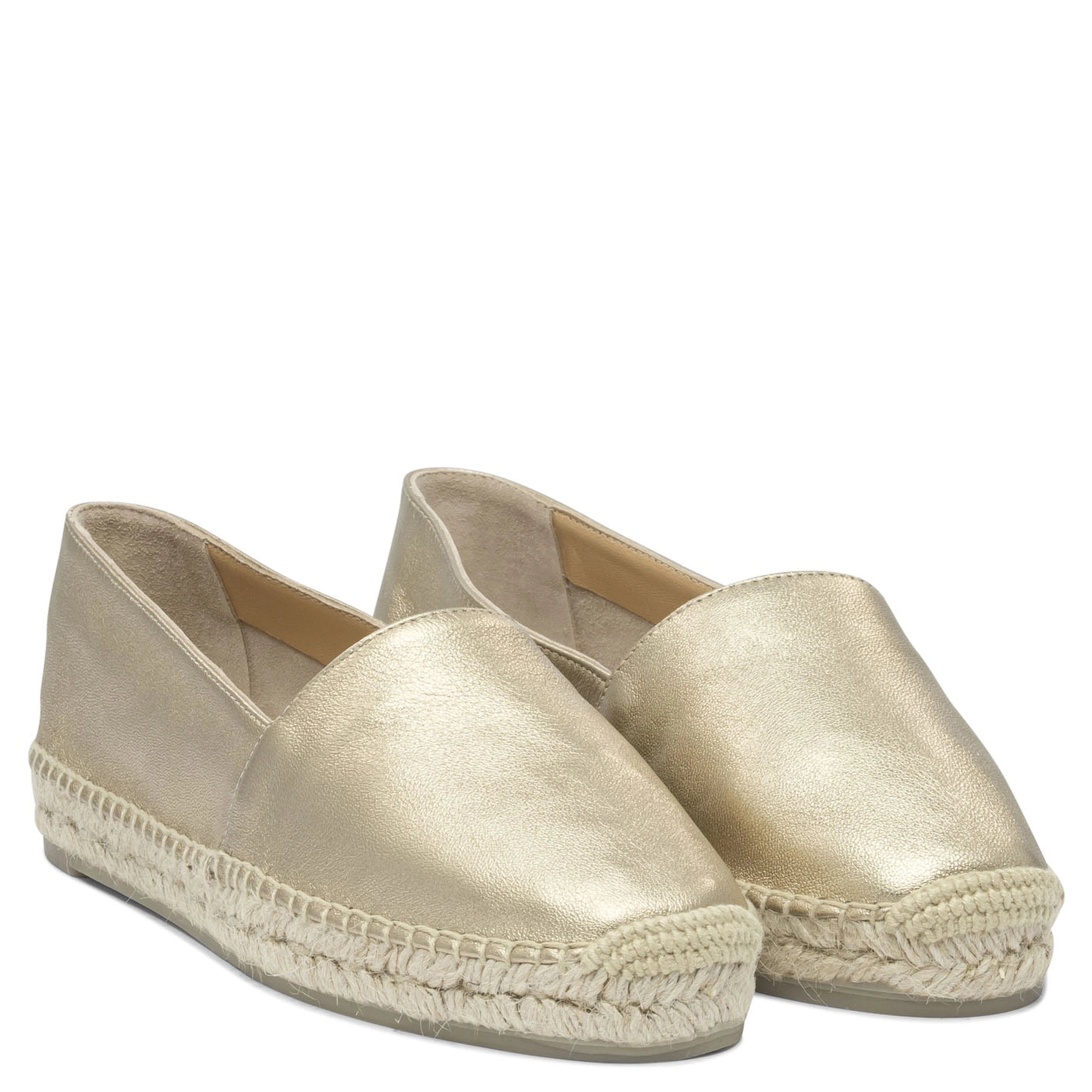 "Kenda" espadrilles in leather