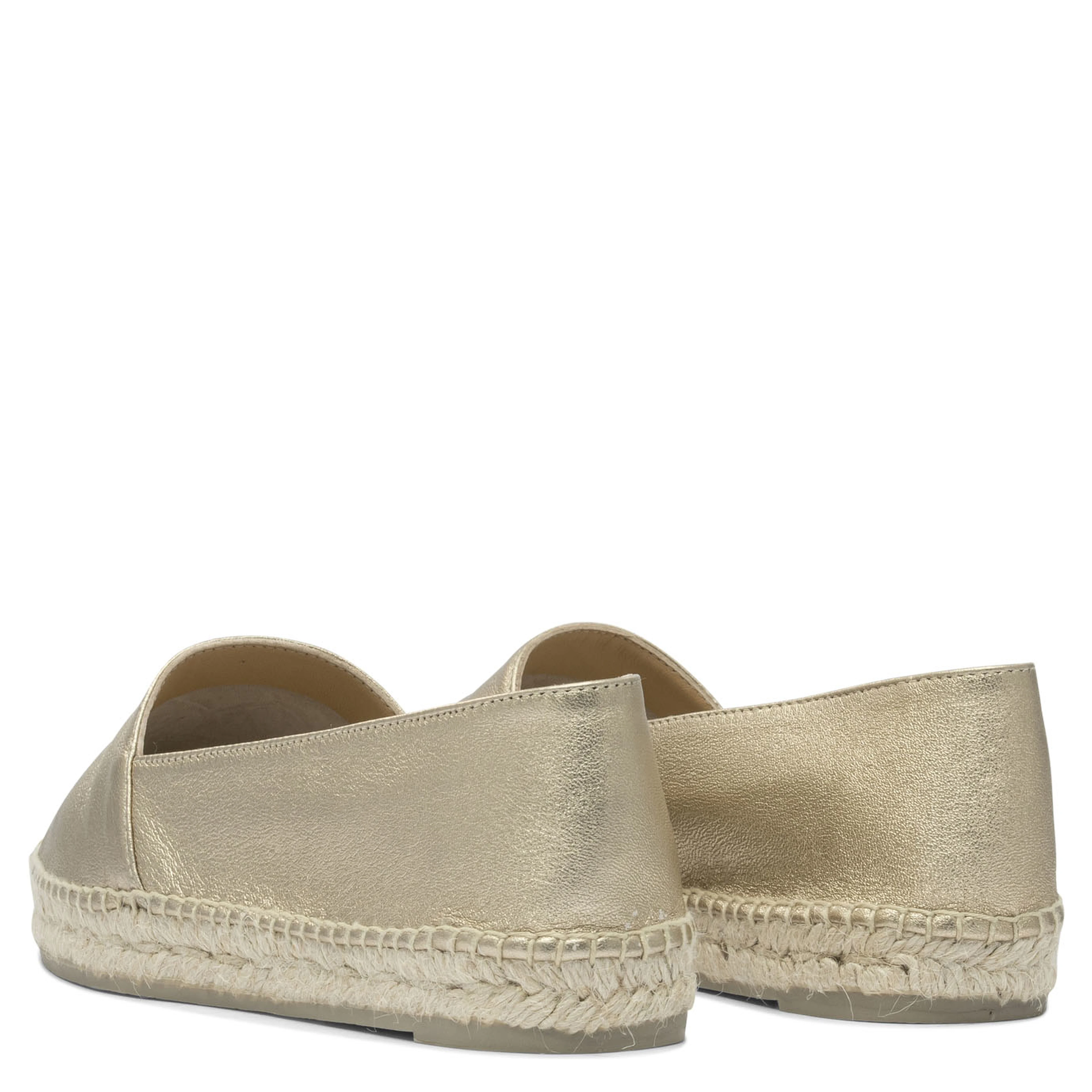 "Kenda" espadrilles in leather