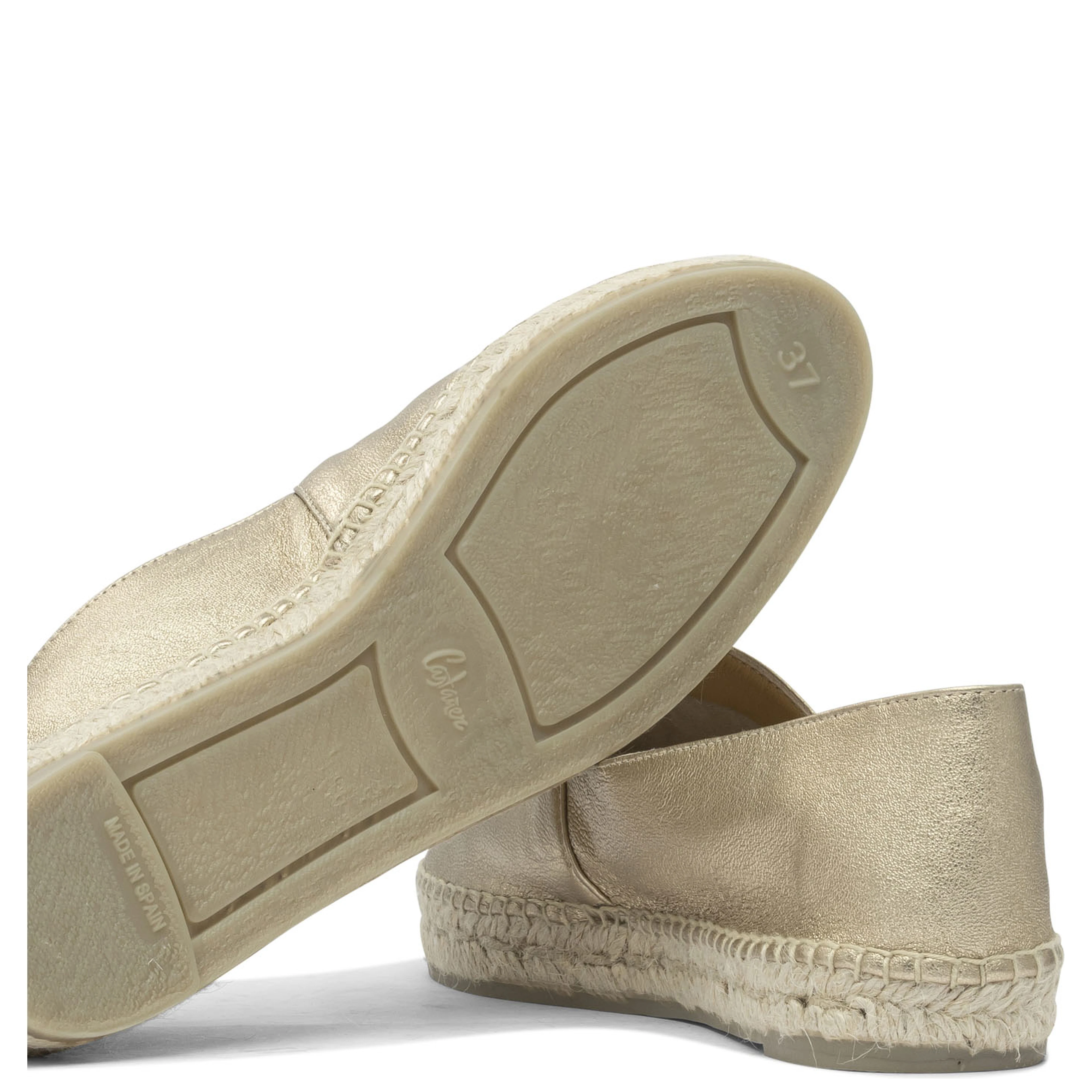"Kenda" espadrilles in leather