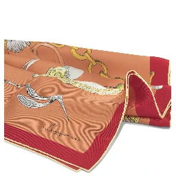 "Le Grand Foulard Cocktail" Silk Scarf